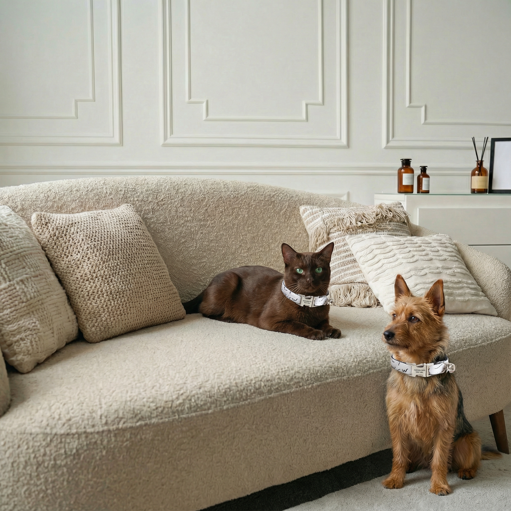 Small Dog & Cat Collar – Iron Black