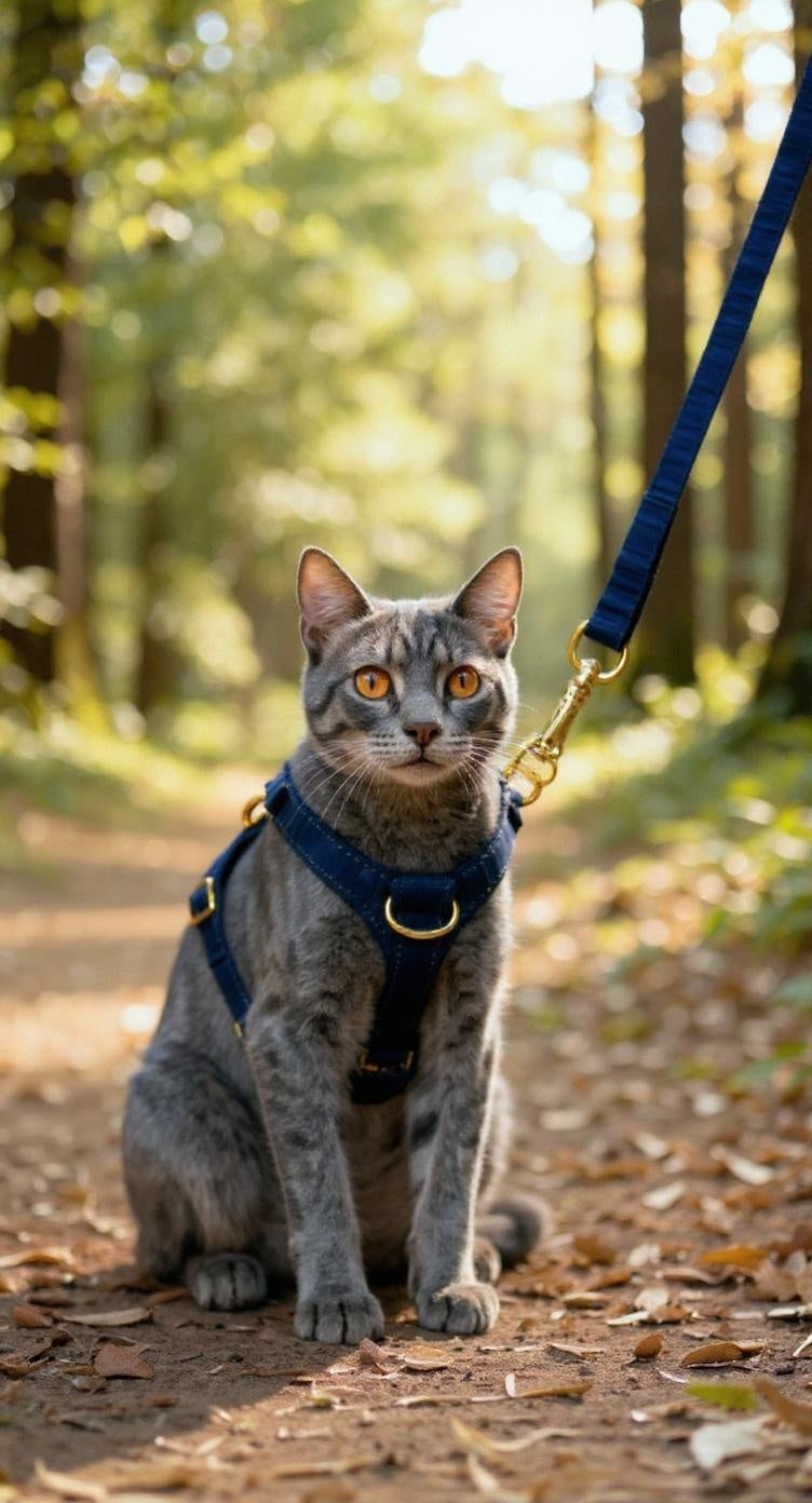 The Step-In Harness – Navy Blue