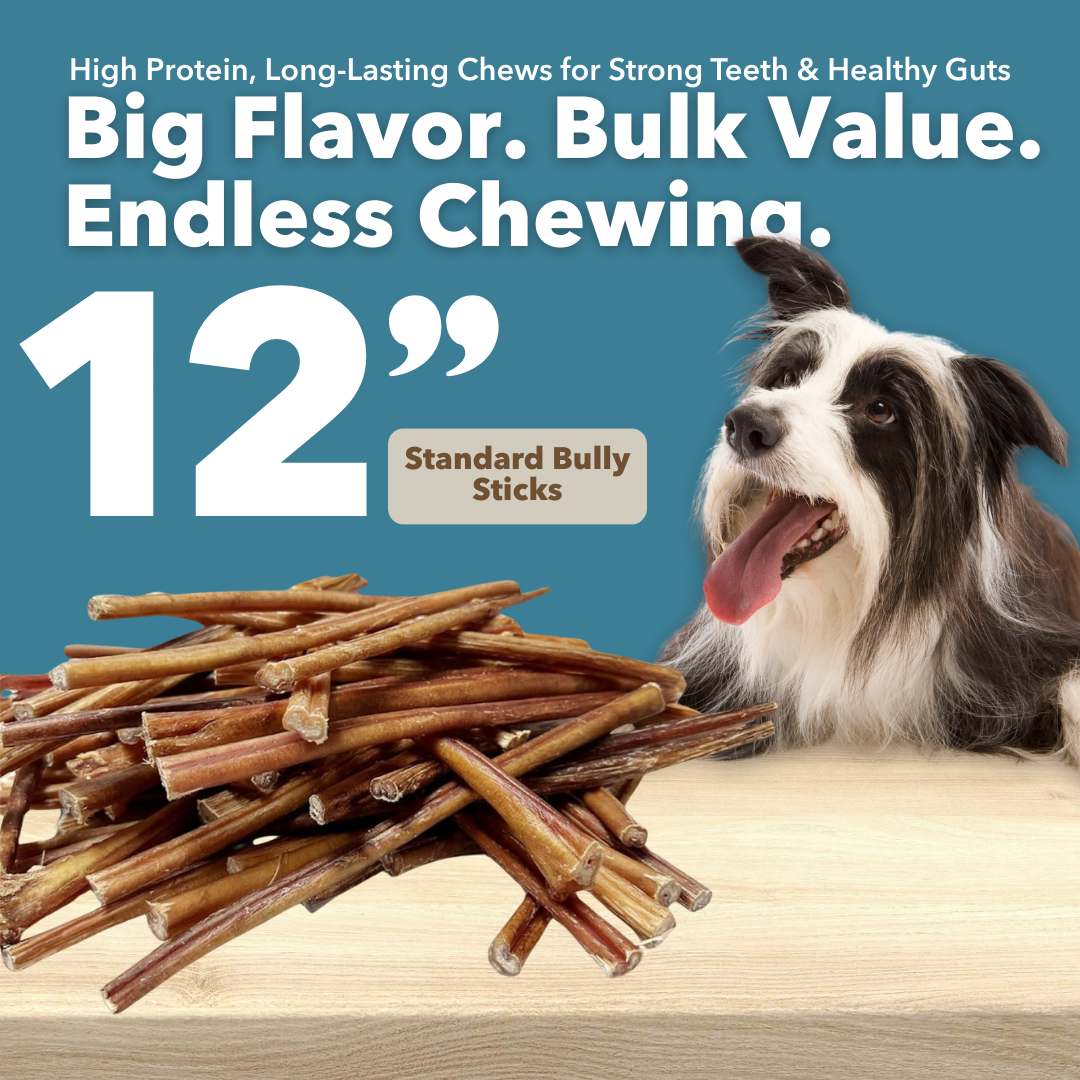 12" Standard Bulk Bully Sticks