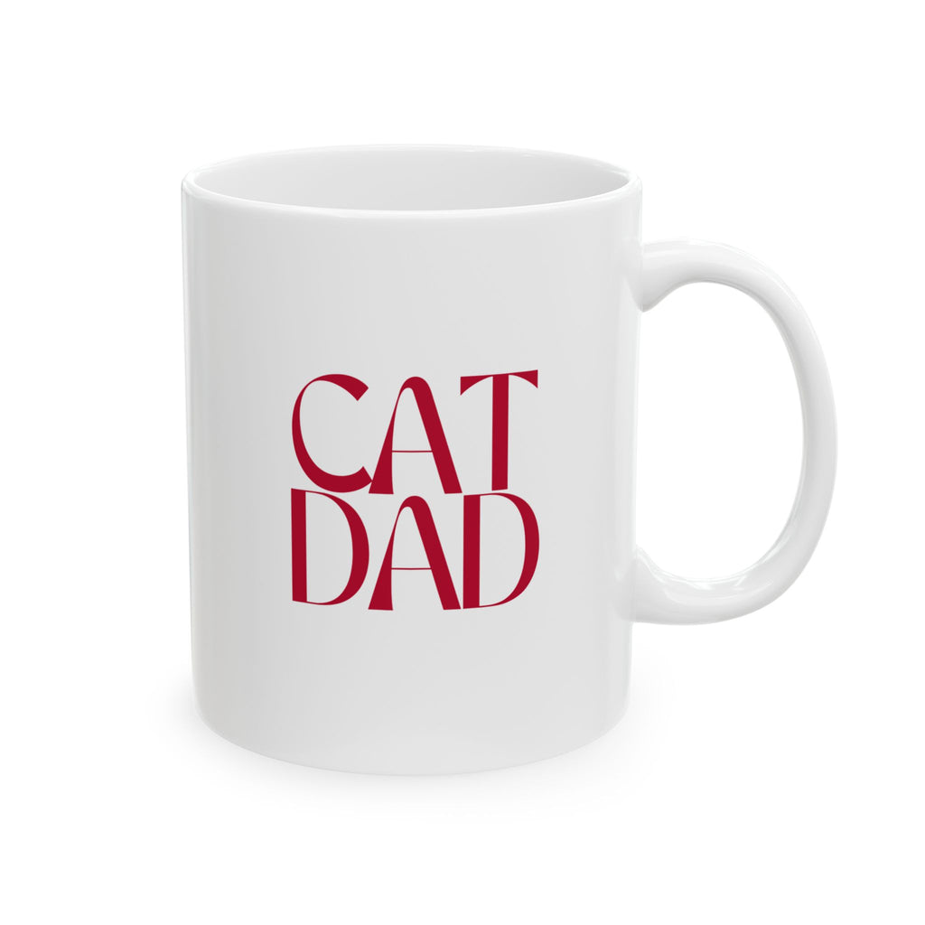 CAT DAD Ceramic Cup