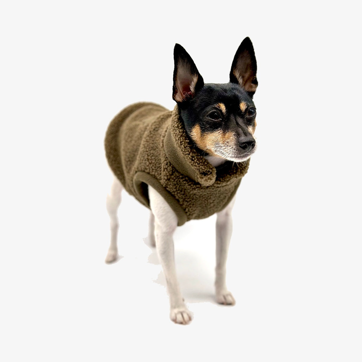 Cozy Sherpa Fleece Pullover - Olive