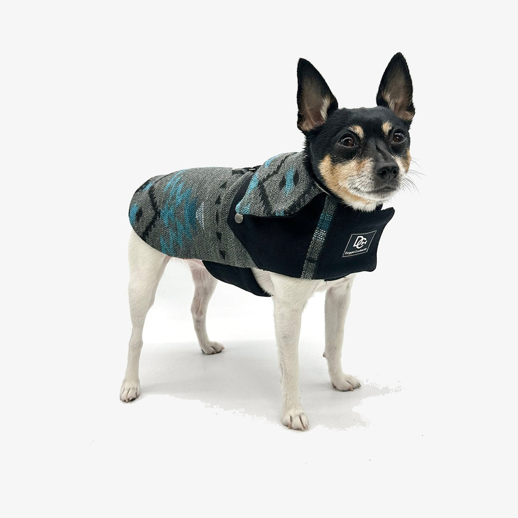 DCNY Navajo Trails Denim Duster - Teal