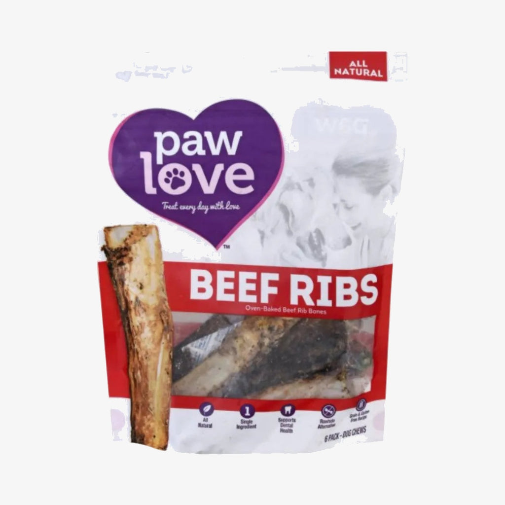 Paw Love Beef Ribs for dogs (6 X 6ct)