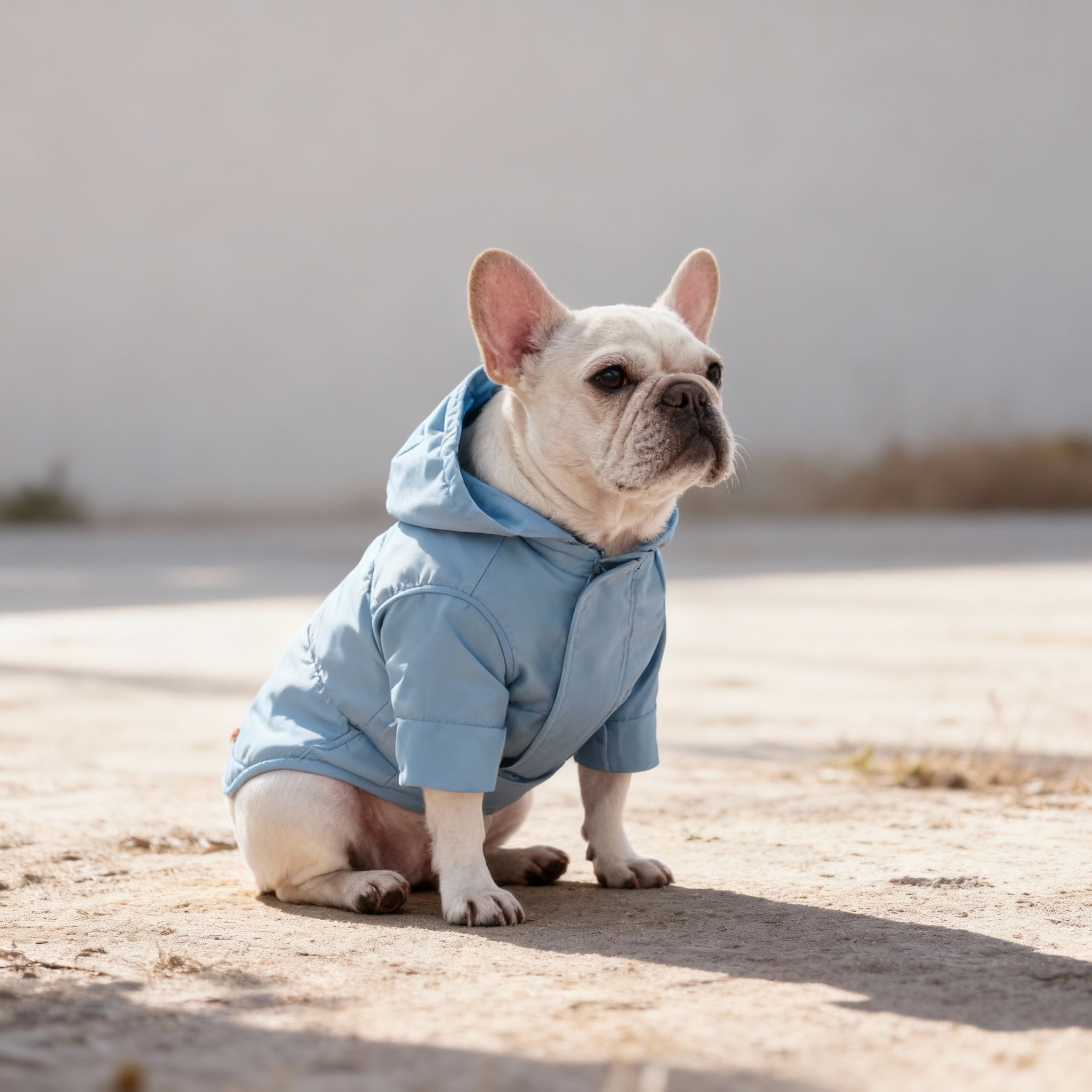 The Tribeca Raincoat – Light Blue