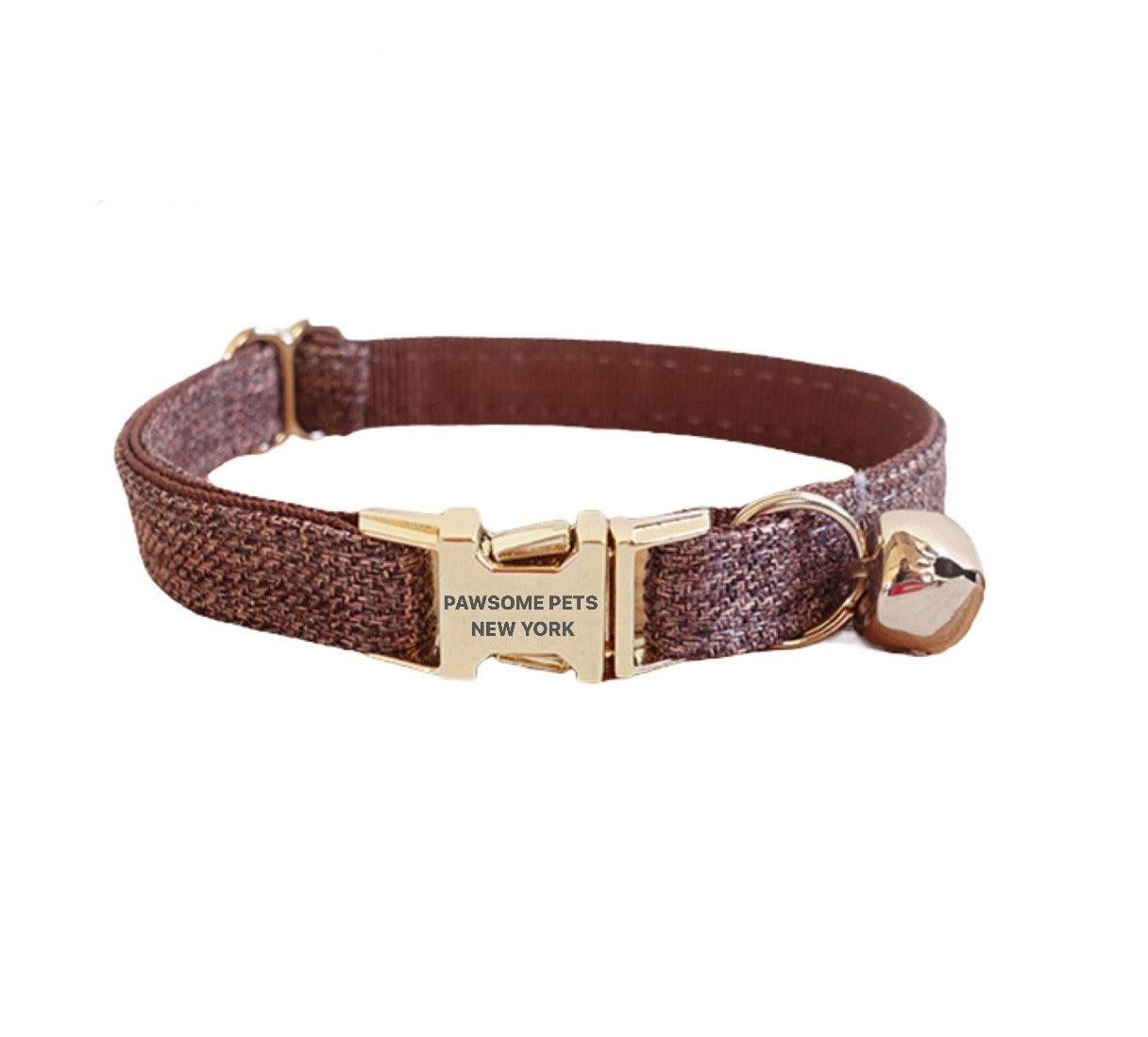 SMALL SIZE DOG & CAT COLLAR - RUSTIC-0
