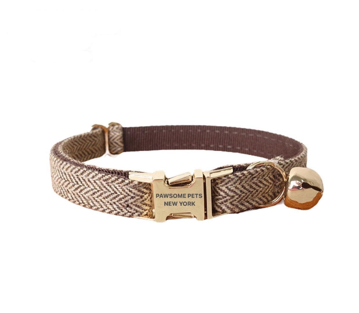 SMALL SIZE DOG & CAT COLLAR - AUBURN-0