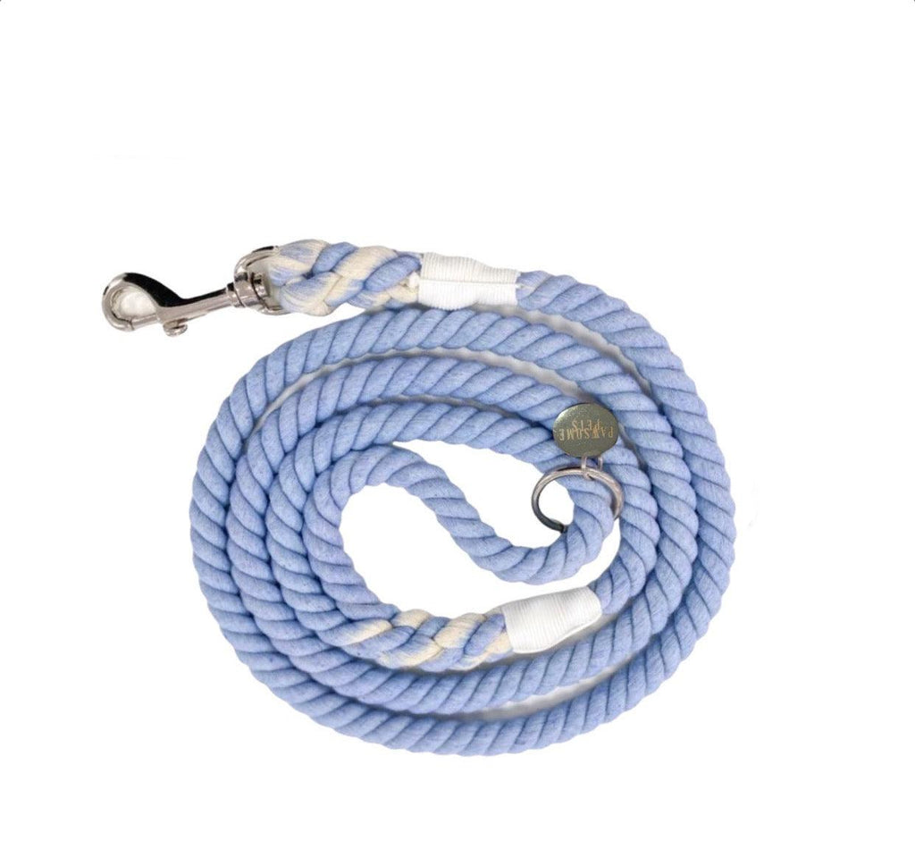 ROPE LEASH -  SEA BLUE-0