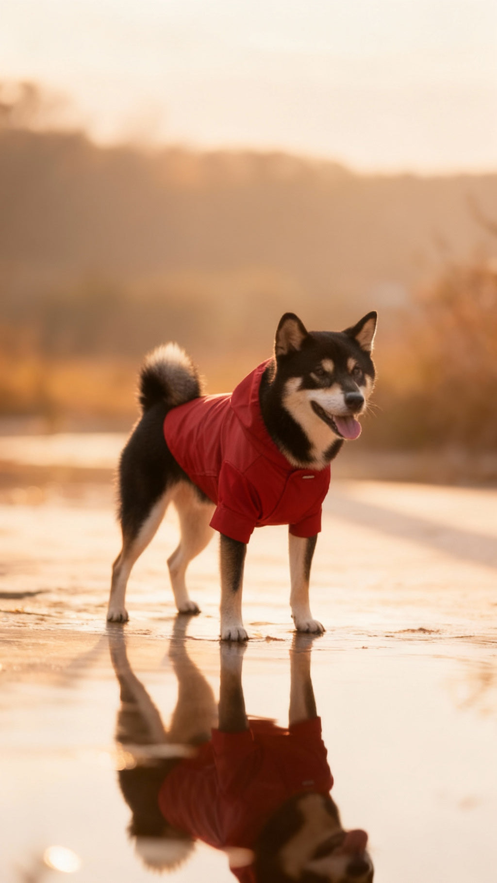 The Tribeca Raincoat – Burgundy
