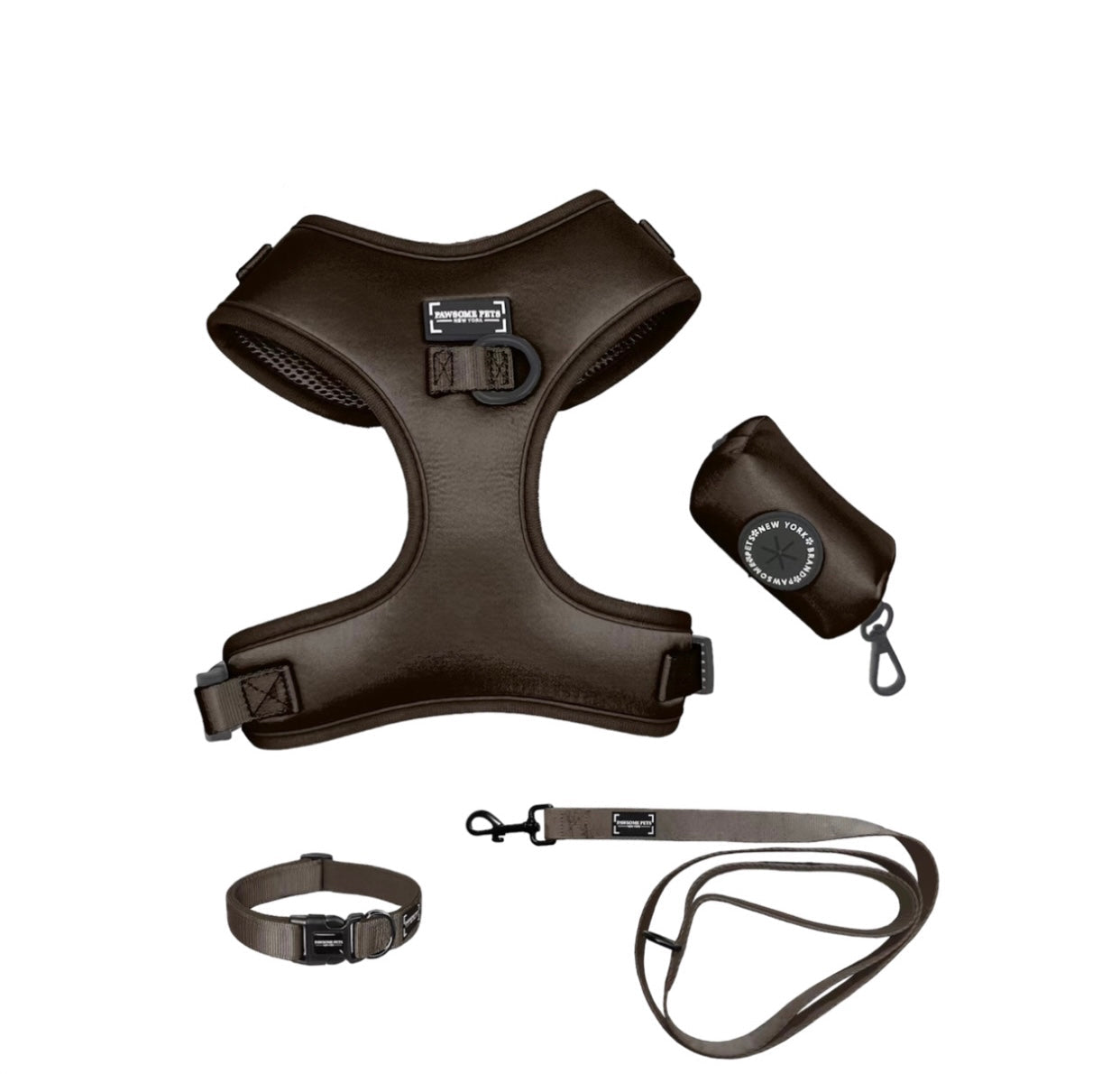 BUNDLE - SILK DARK BROWN-0