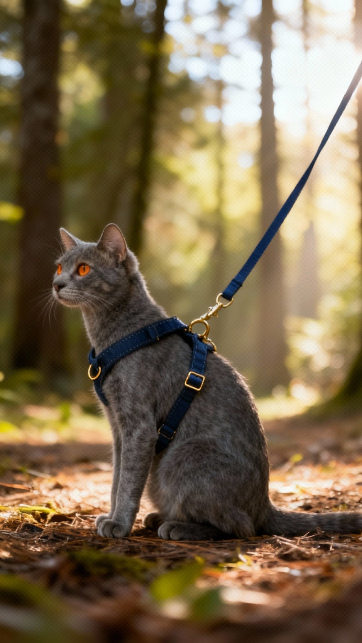 The Step-In Harness – Navy Blue