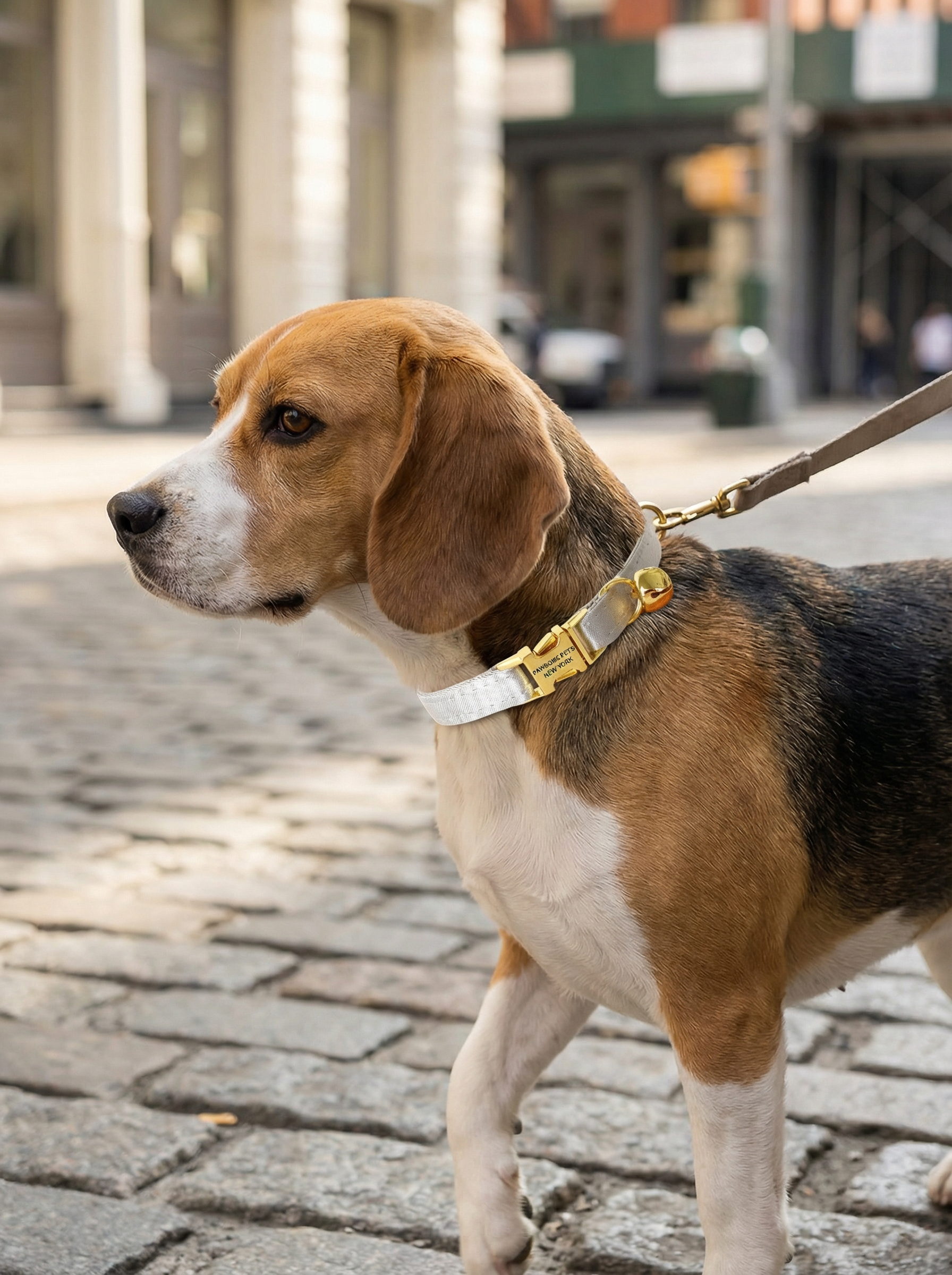 Small Dog & Cat Collar – Silver