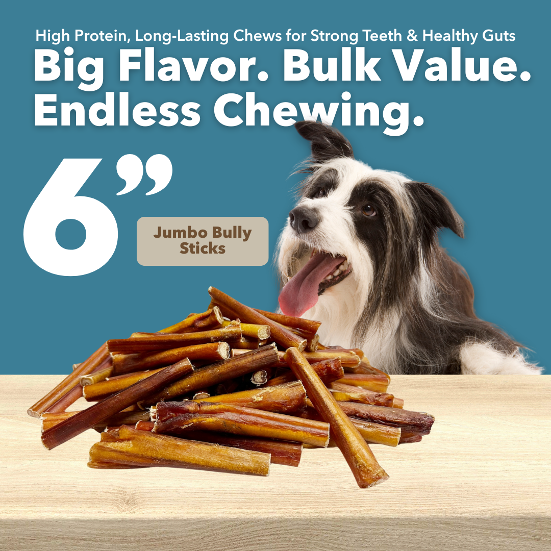 6" Jumbo Bulk Bully Sticks