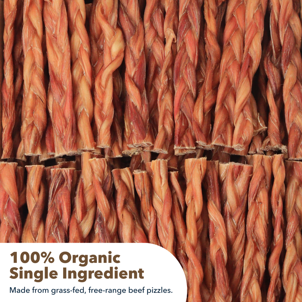 6" Thin Braided Bulk Bully Sticks