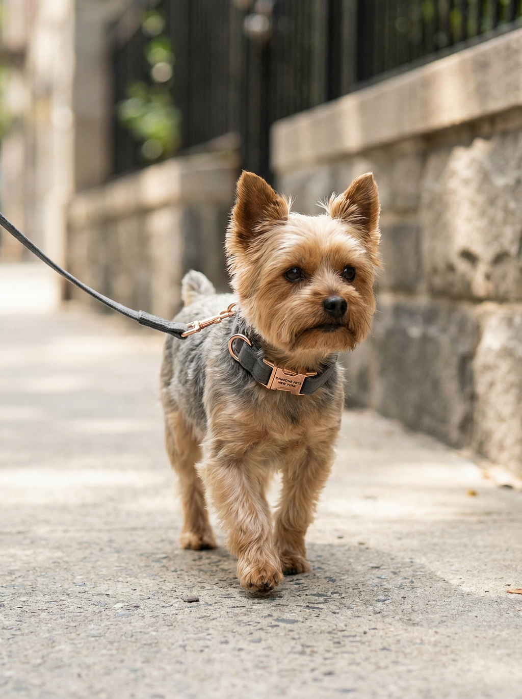 Dog & Cat Collar – Deep Plum (Ashy Gray)