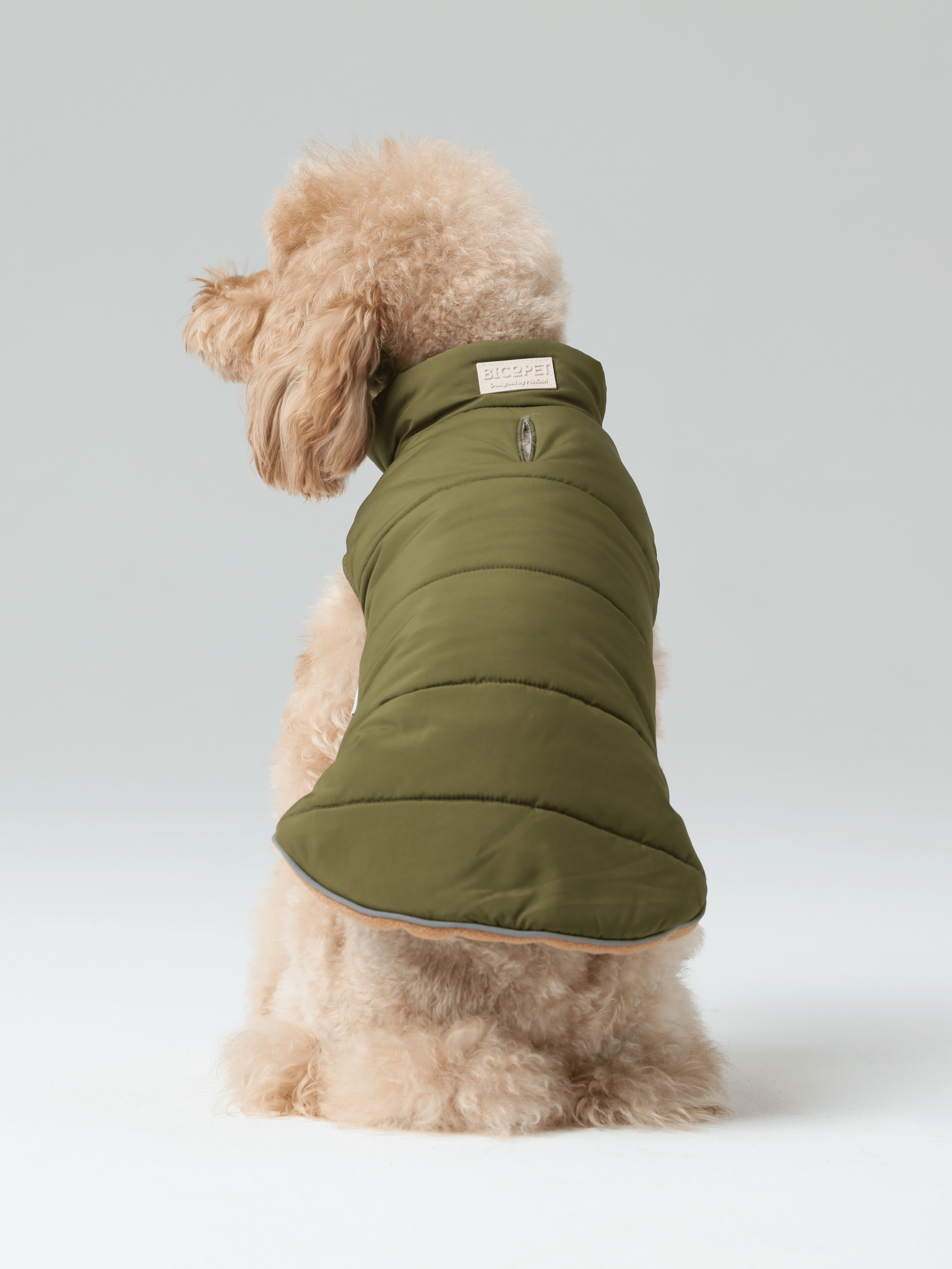 The Reversible Vest Jacket – Green & Brown