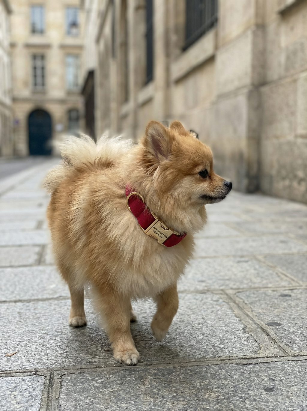 Dog & Cat Collar Deep Red