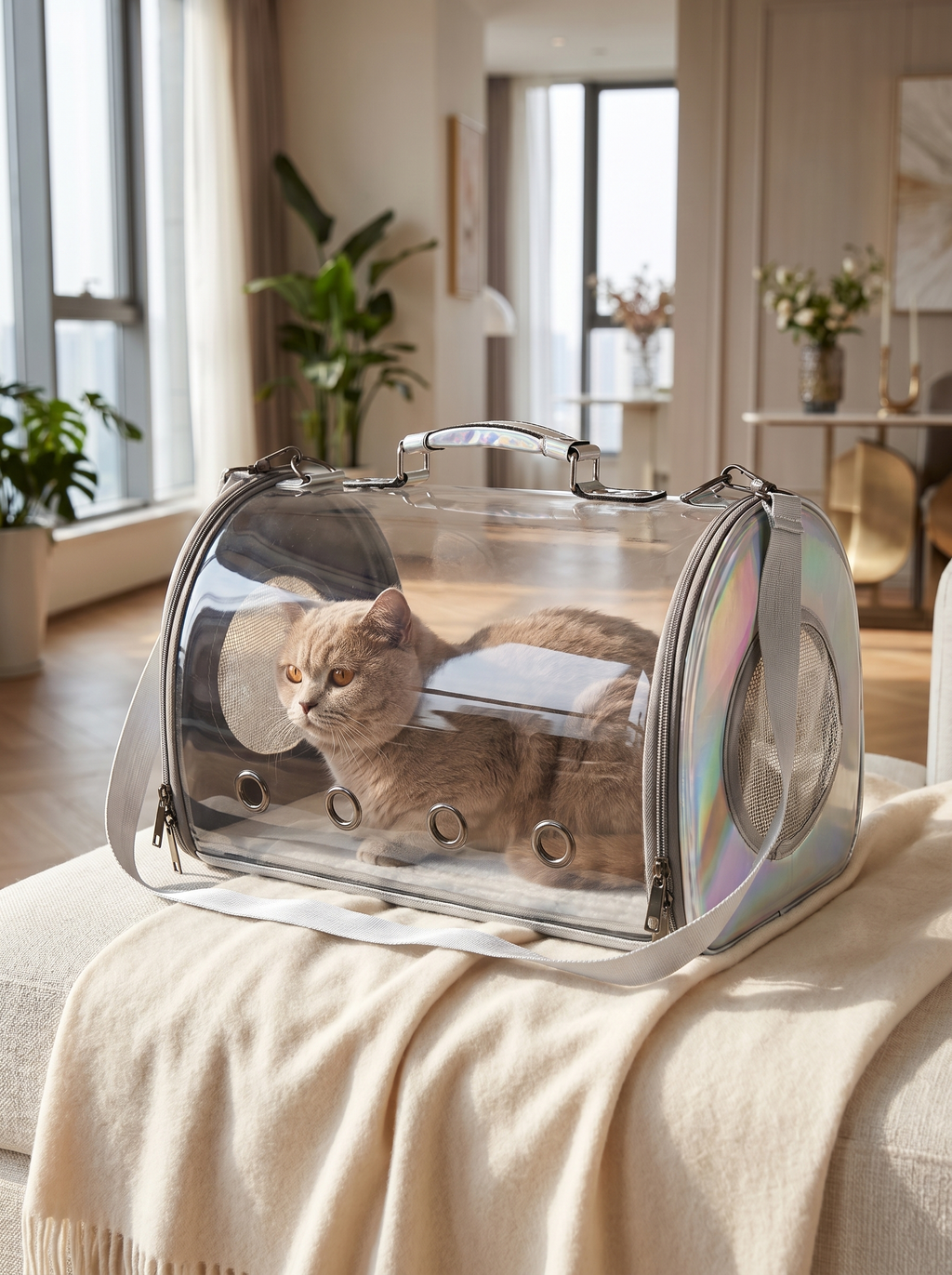 Clear Cat Carrier handbag Catpack