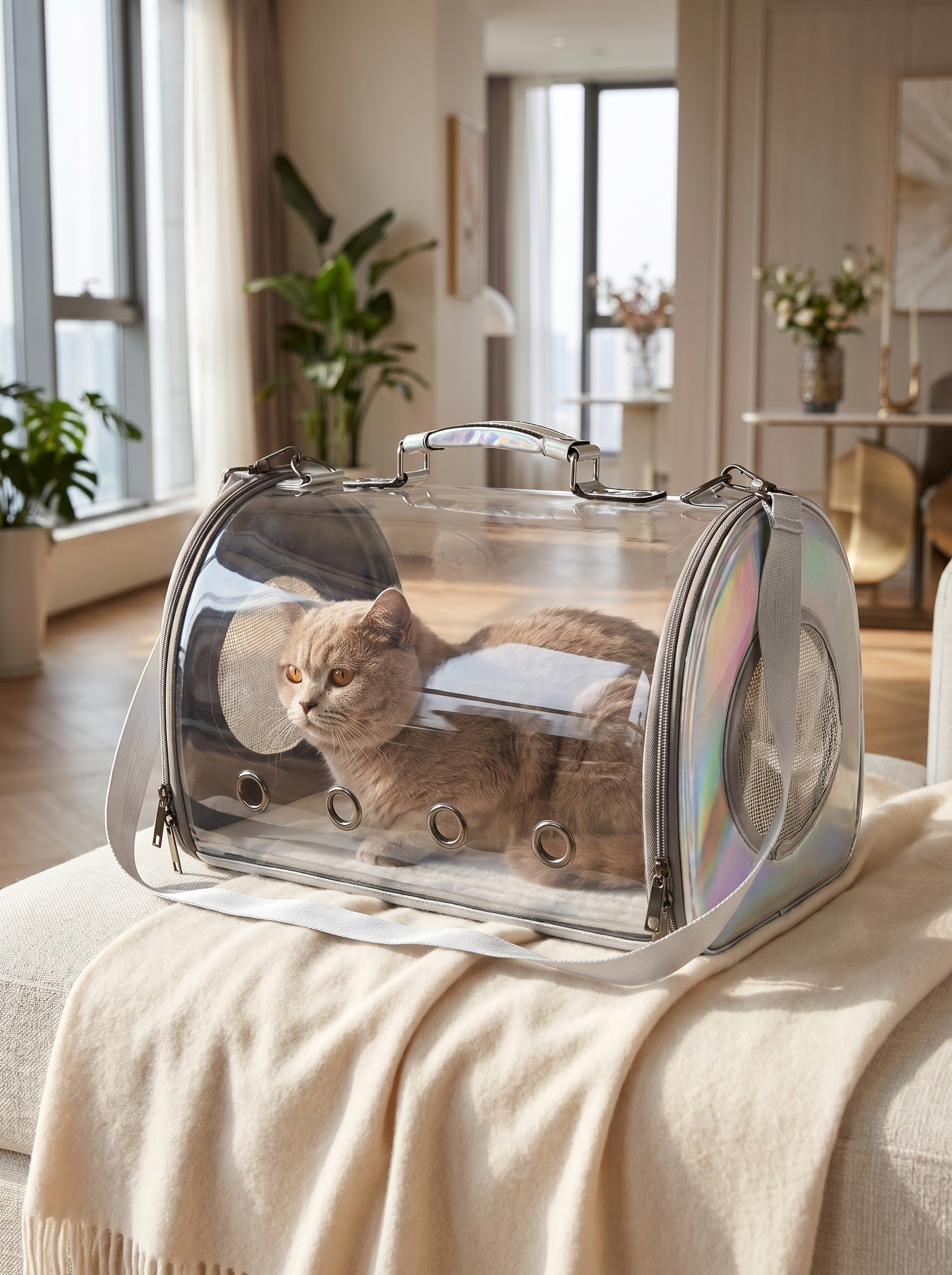 Clear Cat Carrier handbag Catpack