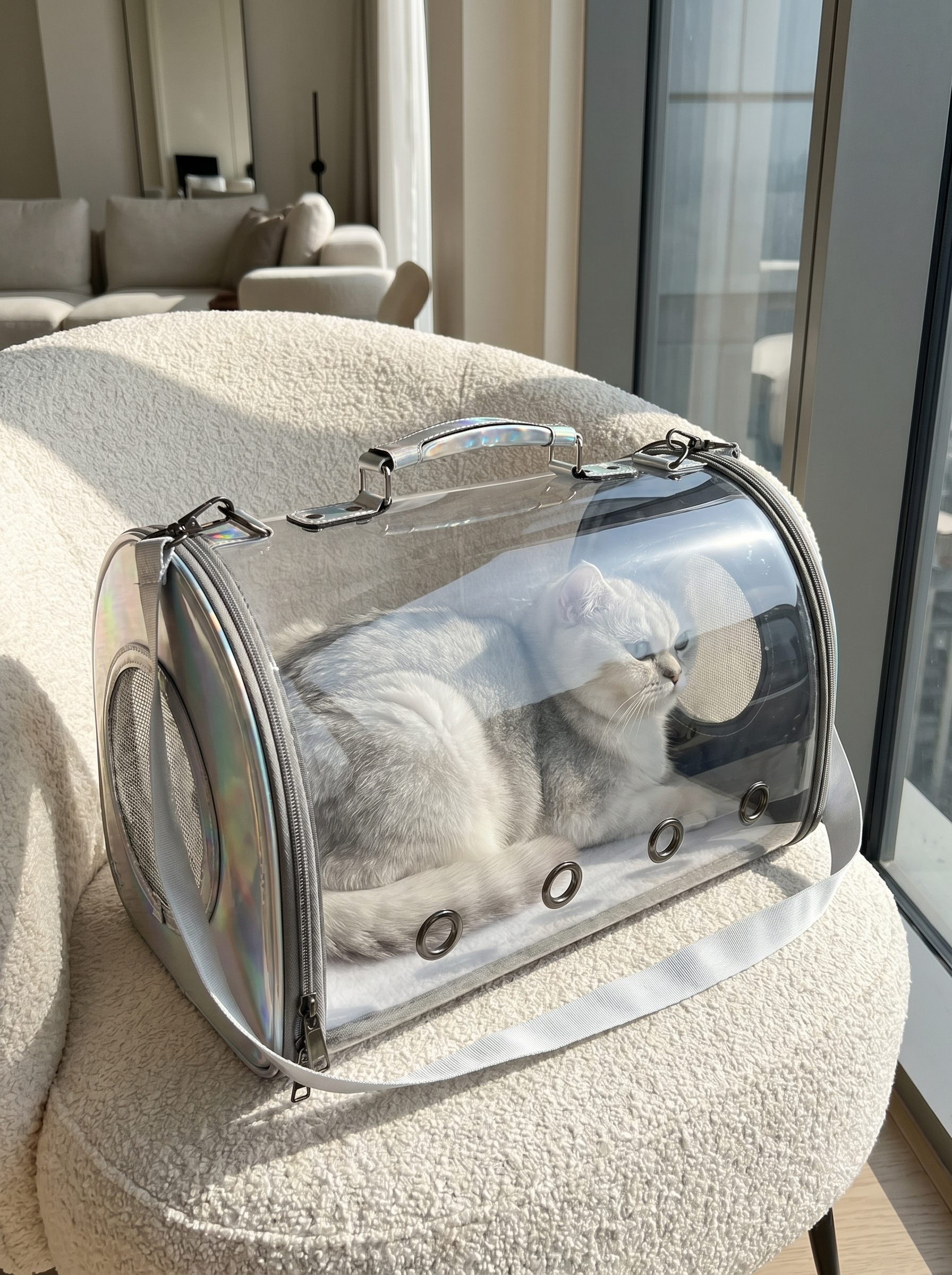 Clear Cat Carrier handbag Catpack