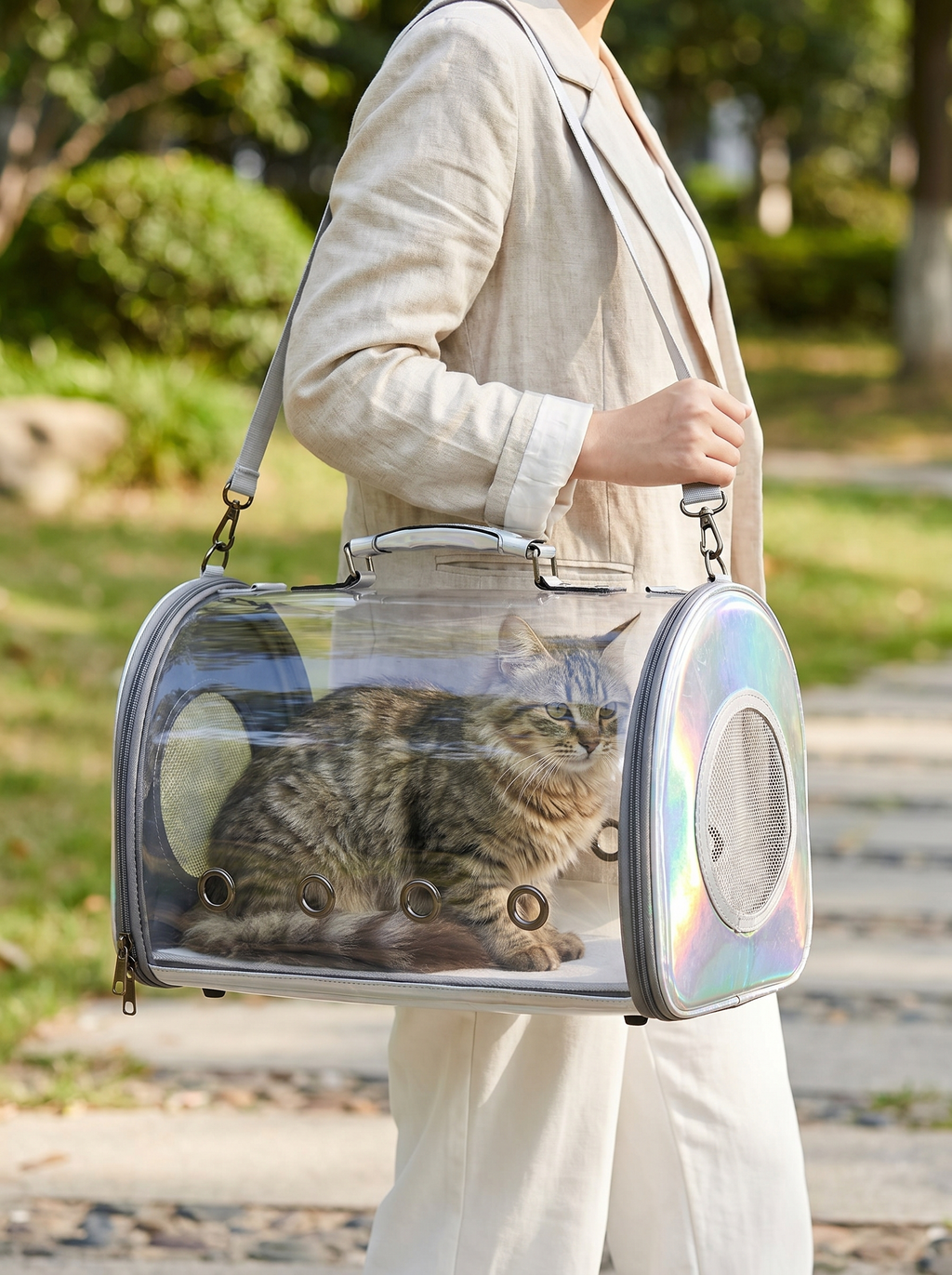 Clear Cat Carrier handbag Catpack
