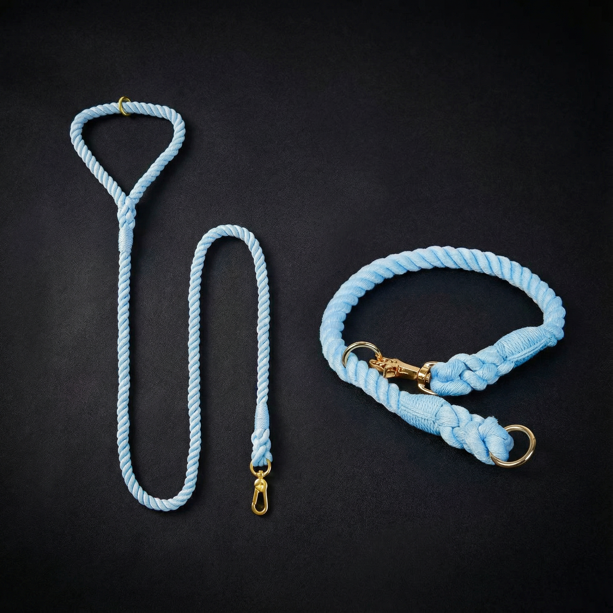 Dog Rope Leash & Collar Set – Blumond