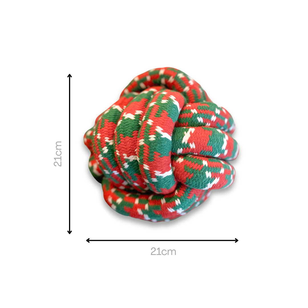 Christmas Jumbo Rope Ball-3