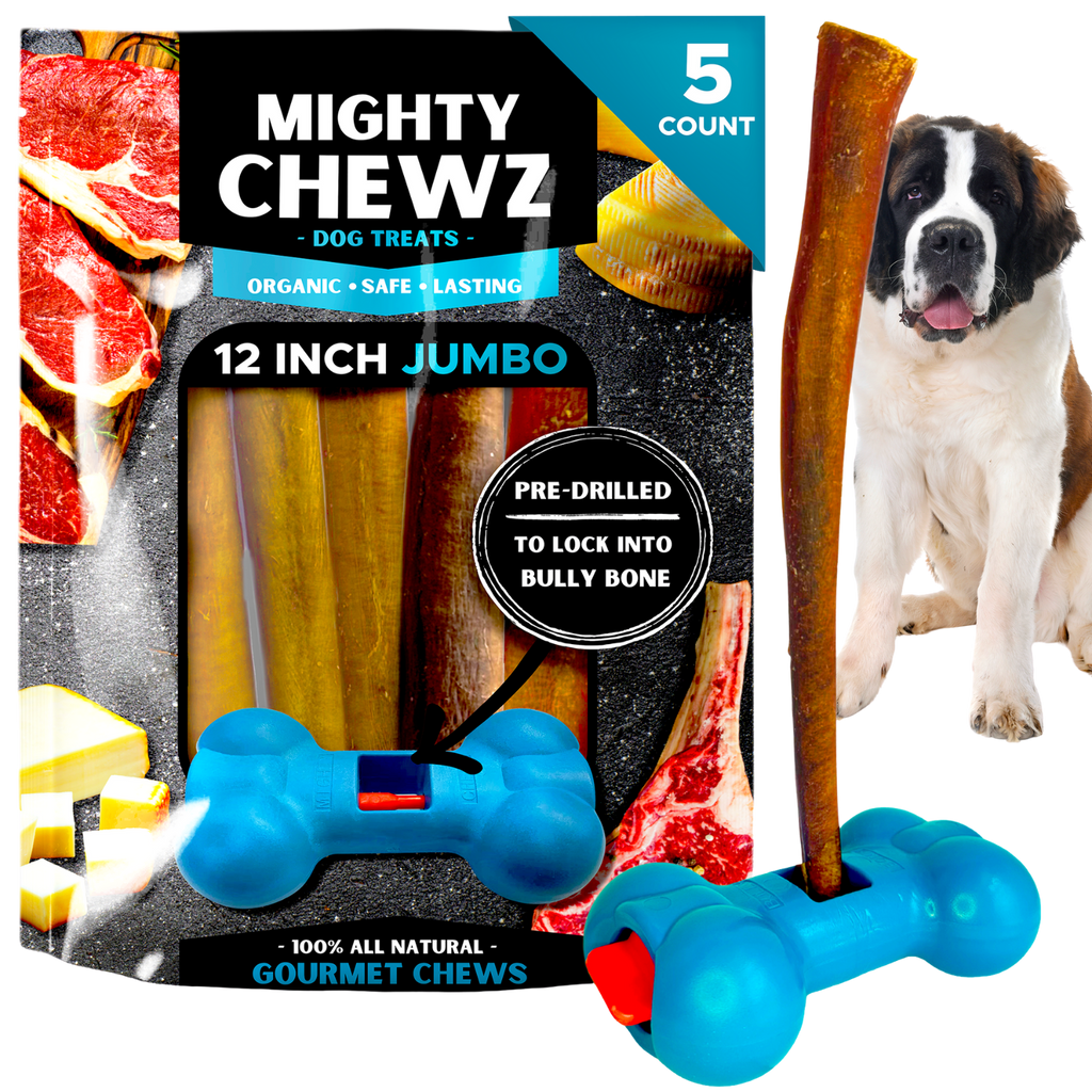 12" Jumbo Bully Sticks - Bully Bone Included-0