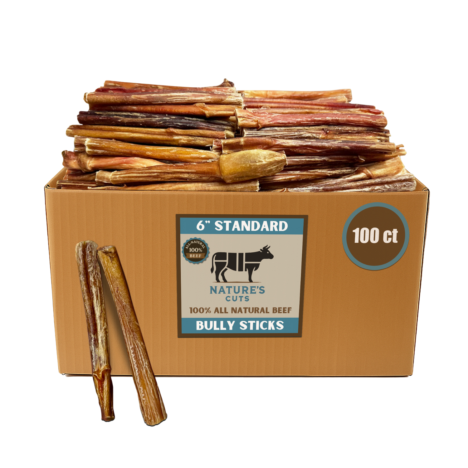 6" Standard Bulk Bully Sticks