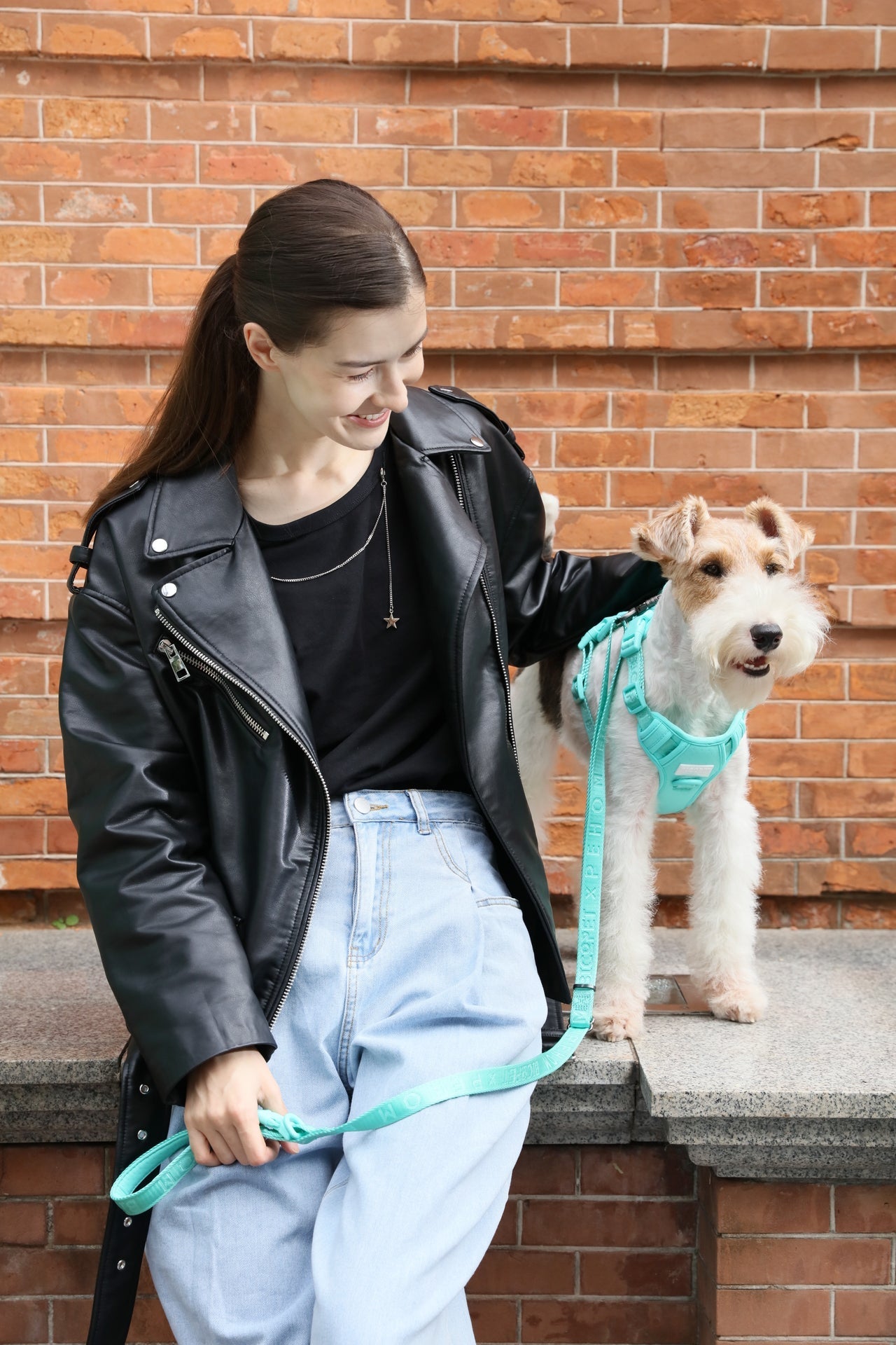 The Padded Active Leash – Mint Green