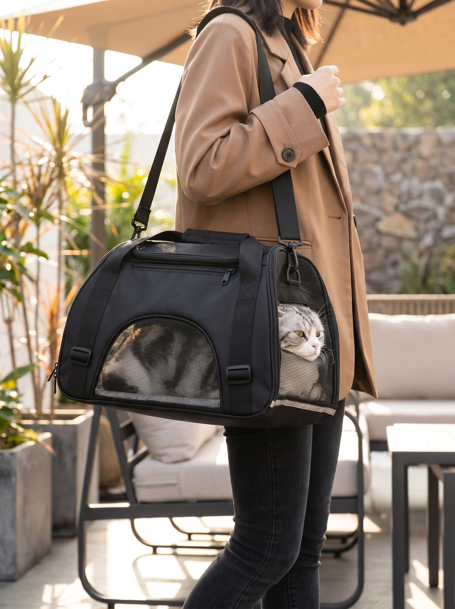 Pet carrier handbag