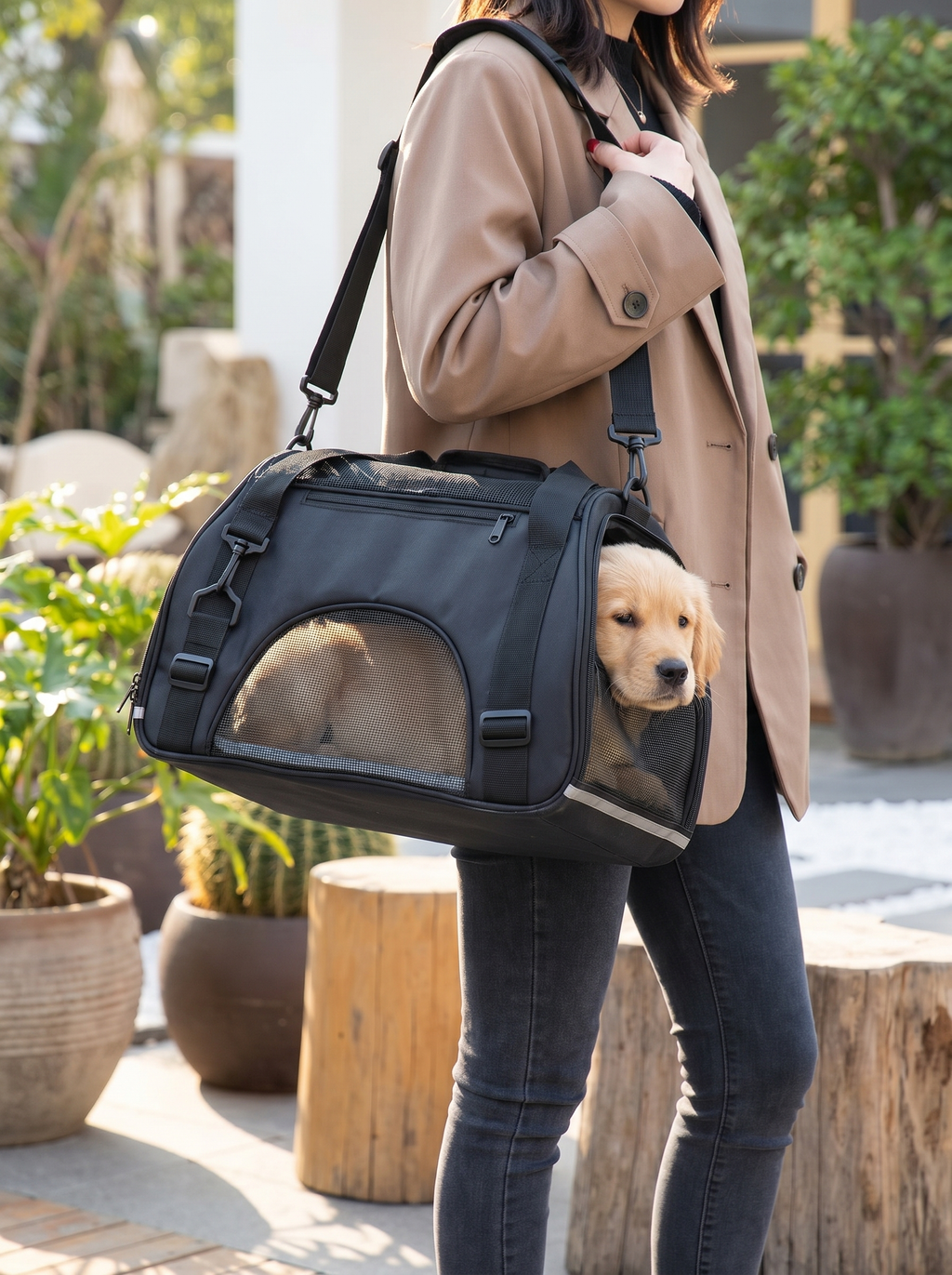 Pet carrier handbag