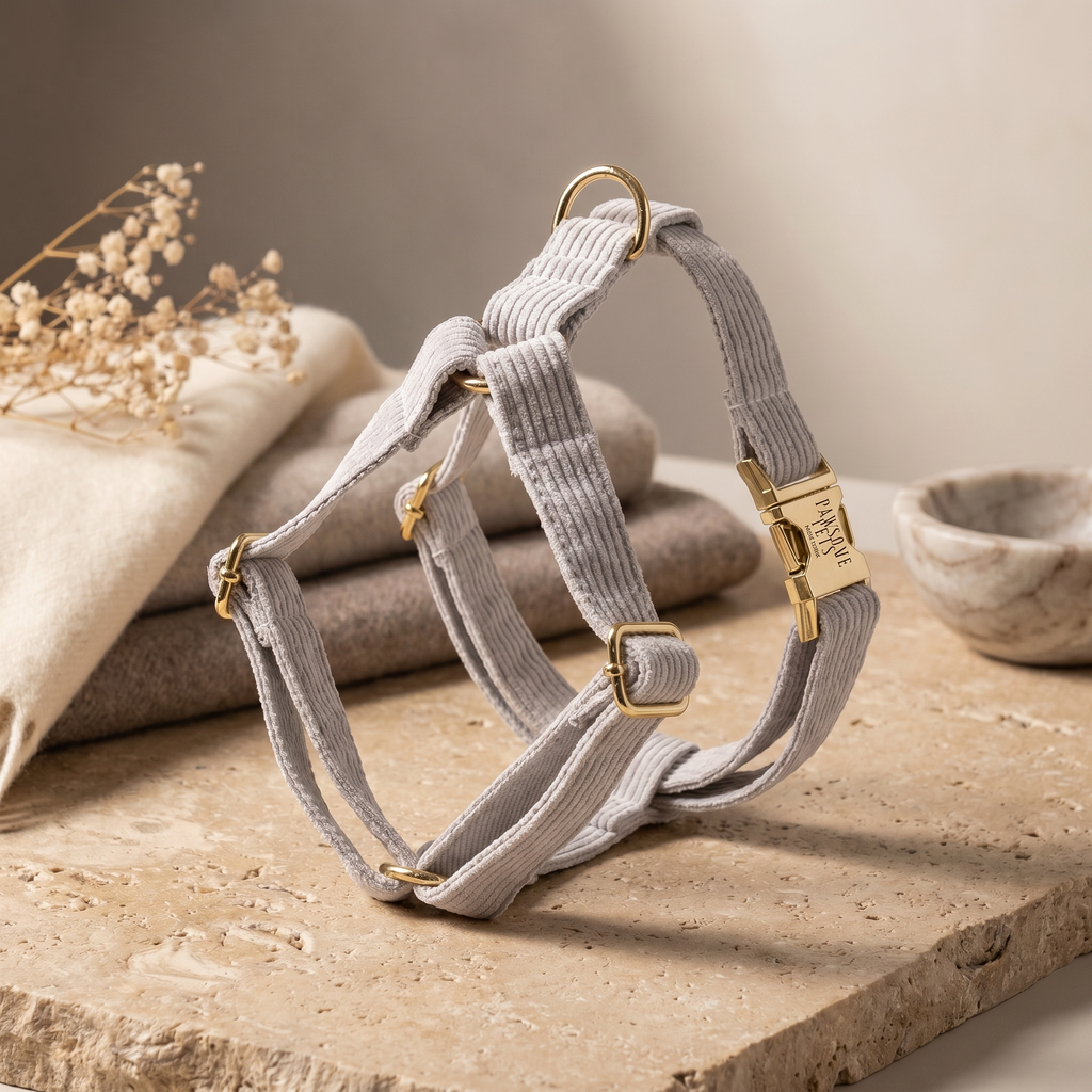 Step In Harness - Light Grey