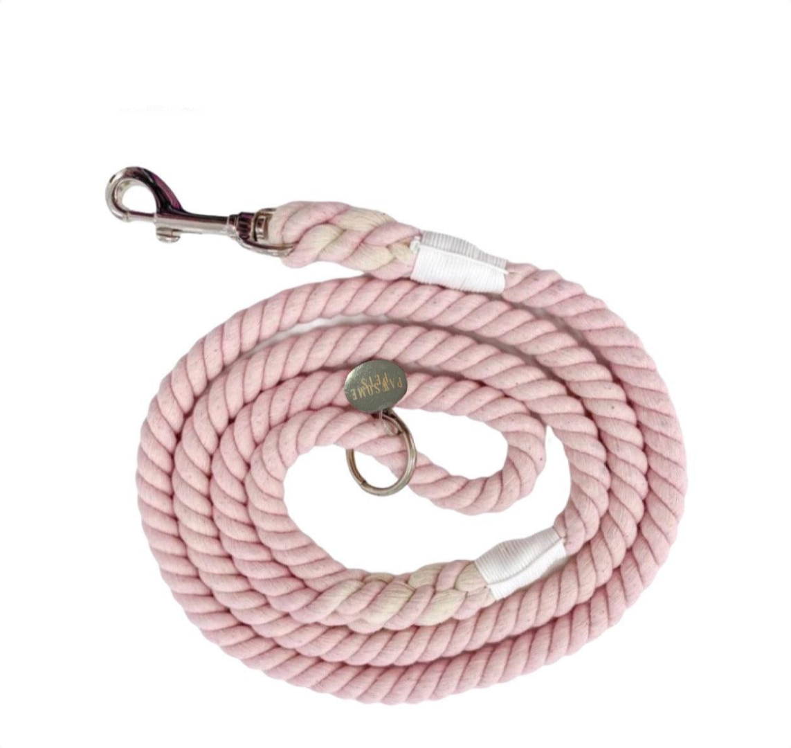 The Rope Leash – Silver Pink