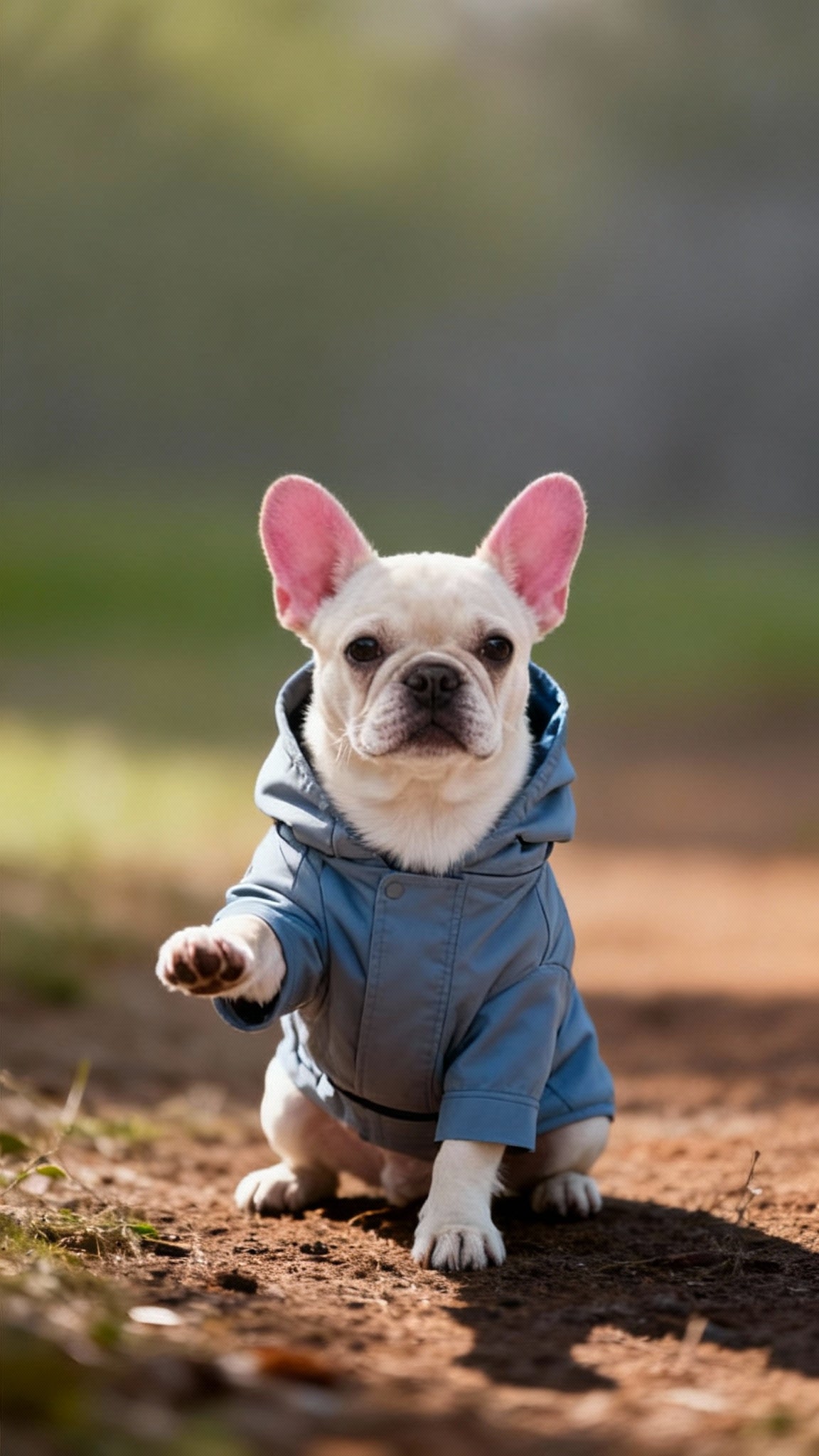The Tribeca Raincoat – Light Blue