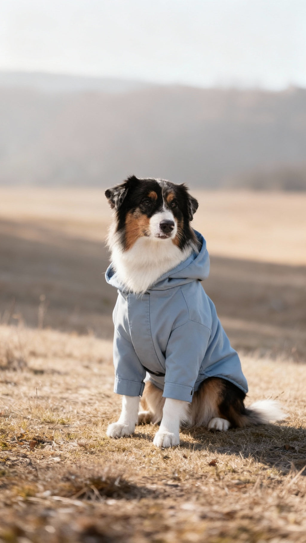 The Tribeca Raincoat – Light Blue