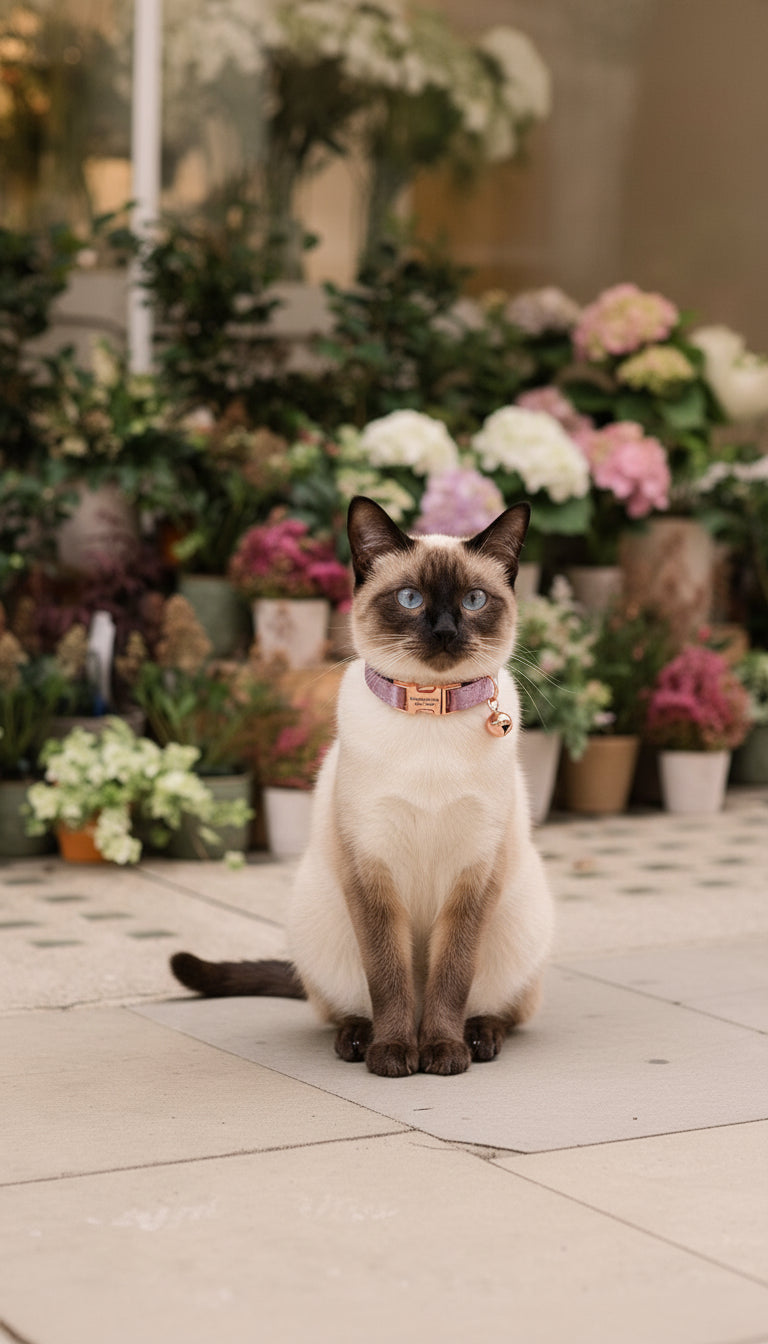 The Petite Collar – Silver Purple