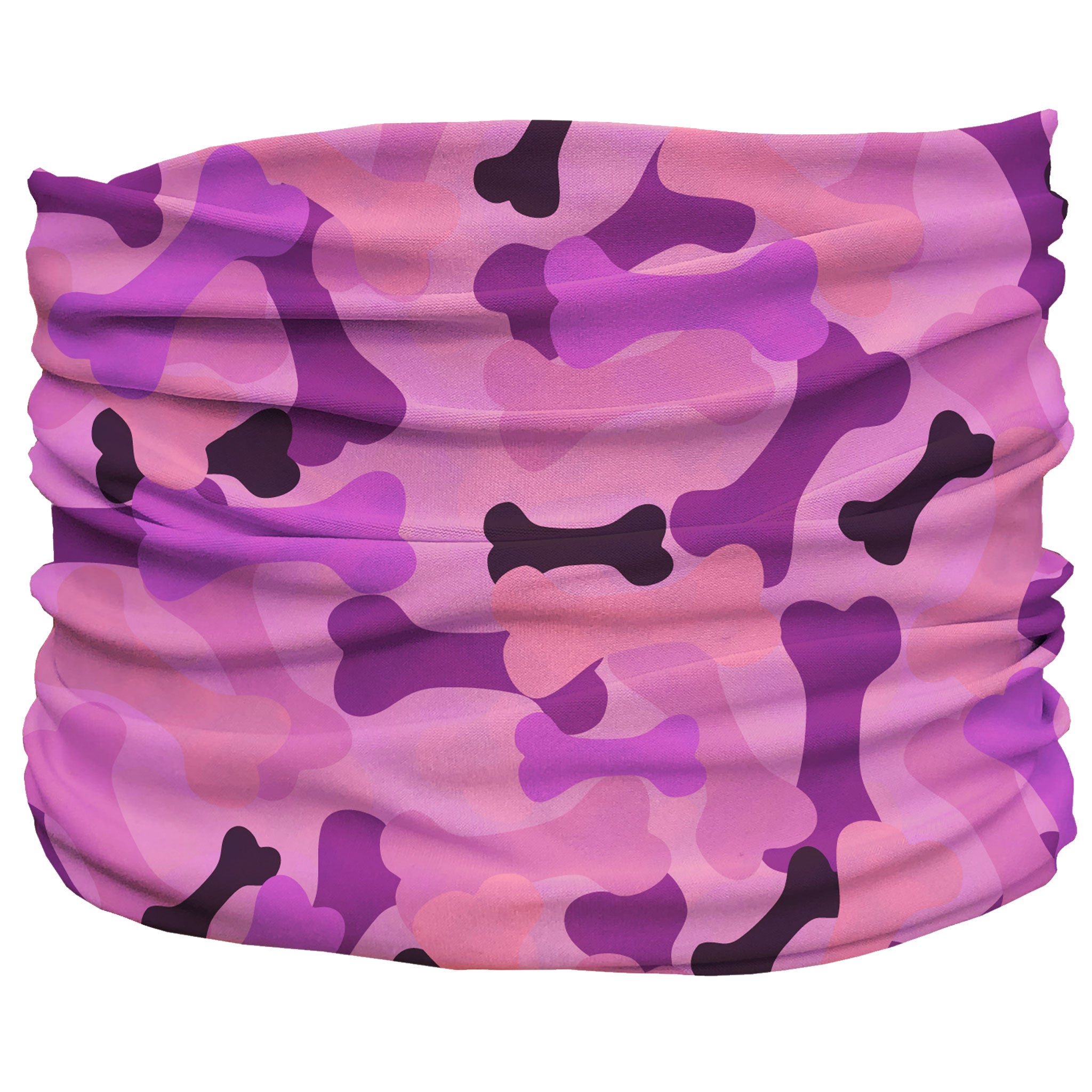 Bone Camo Pink Pup Scruff-1