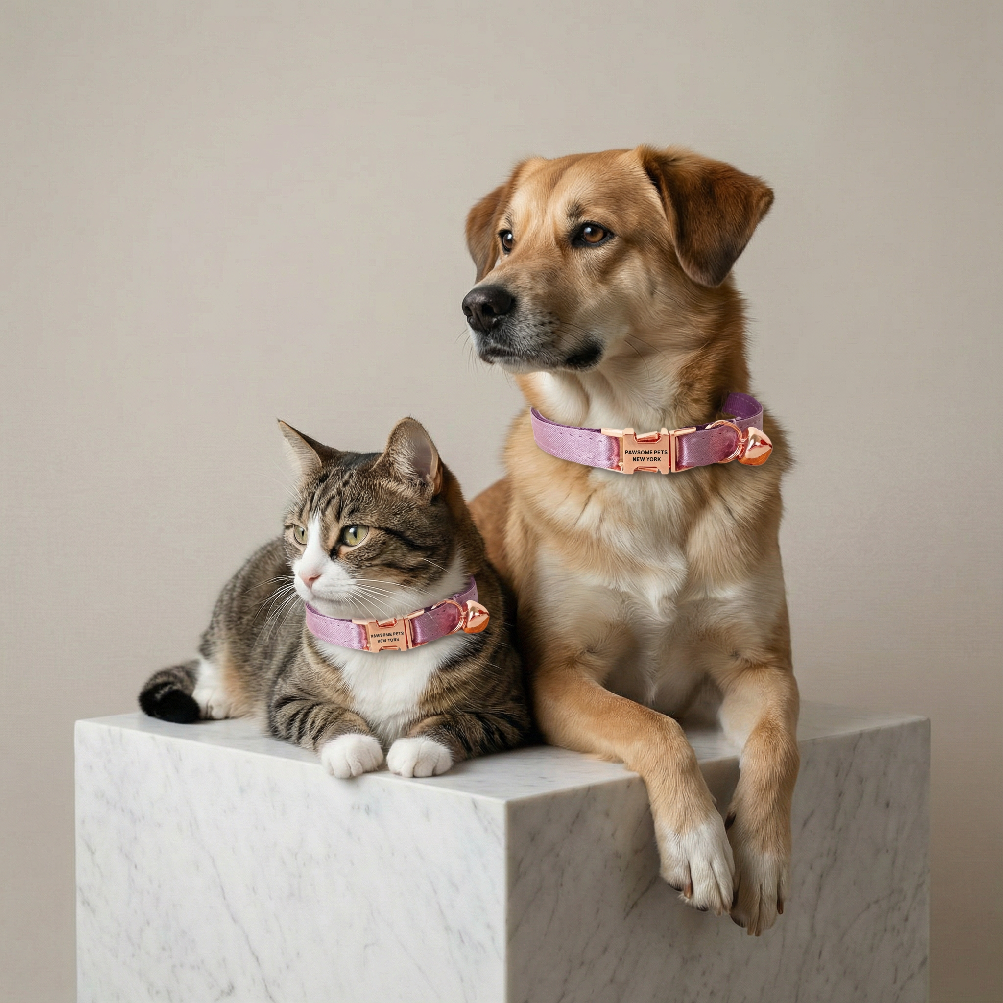 The Petite Collar – Silver Purple