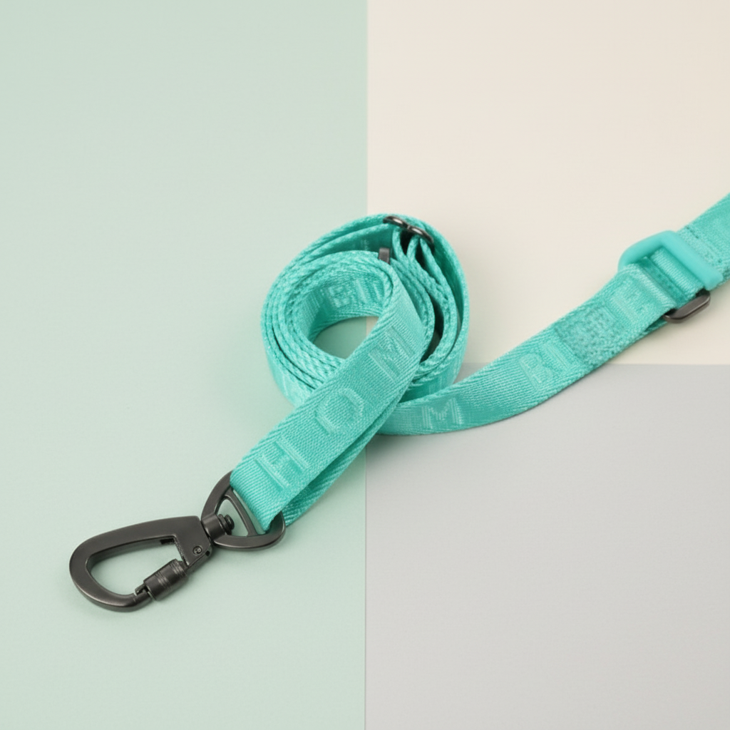 The Padded Active Leash – Mint Green