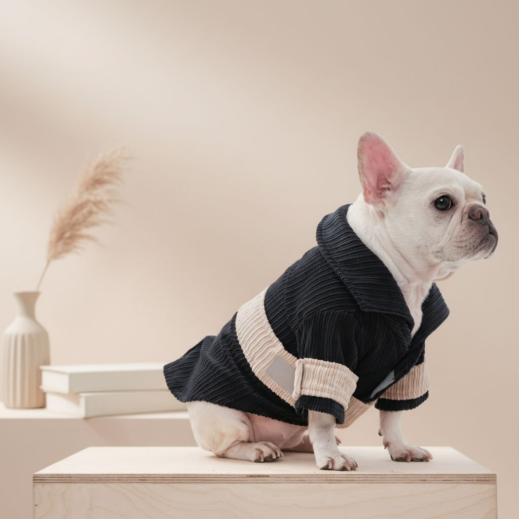 The Rope Shirt – Blue & Beige