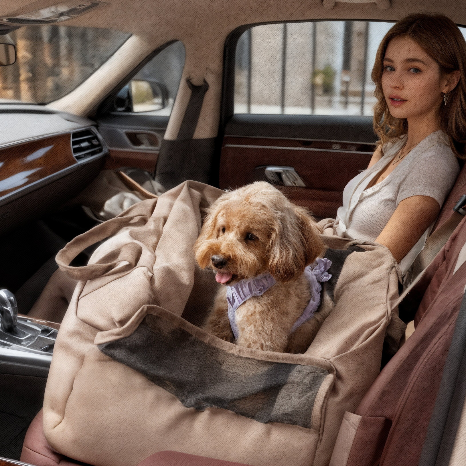 The Puff Guard Car Seat – Camel