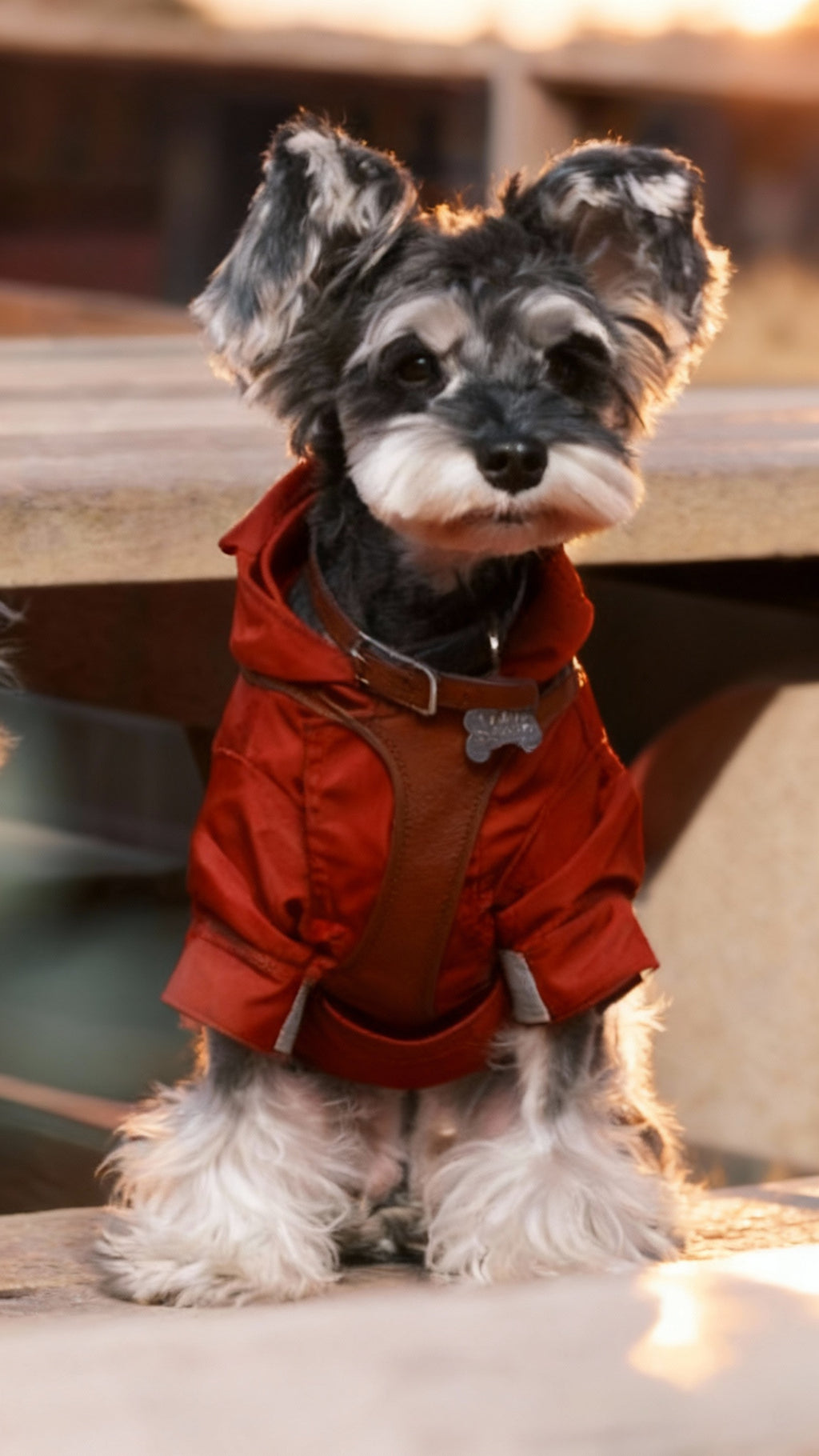 The Tribeca Raincoat – Burgundy
