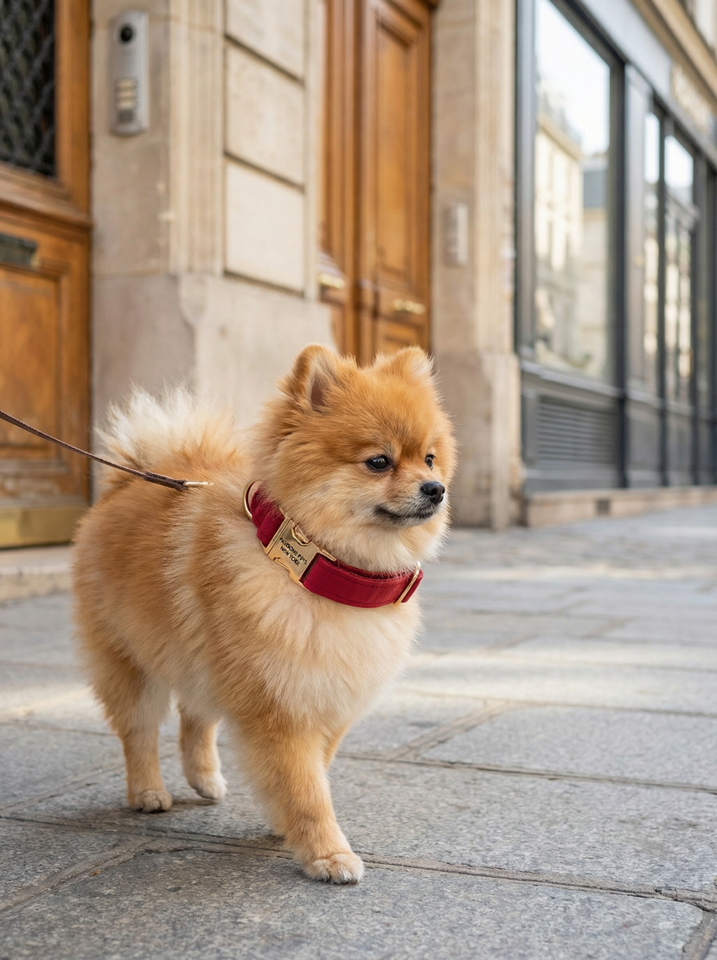 Dog & Cat Collar Deep Red