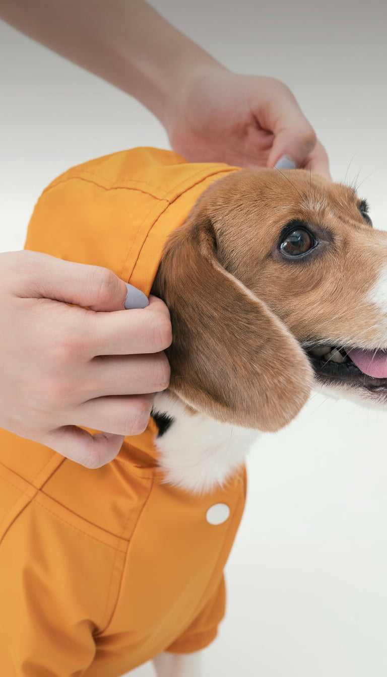 The Bowery Raincoat – Orange
