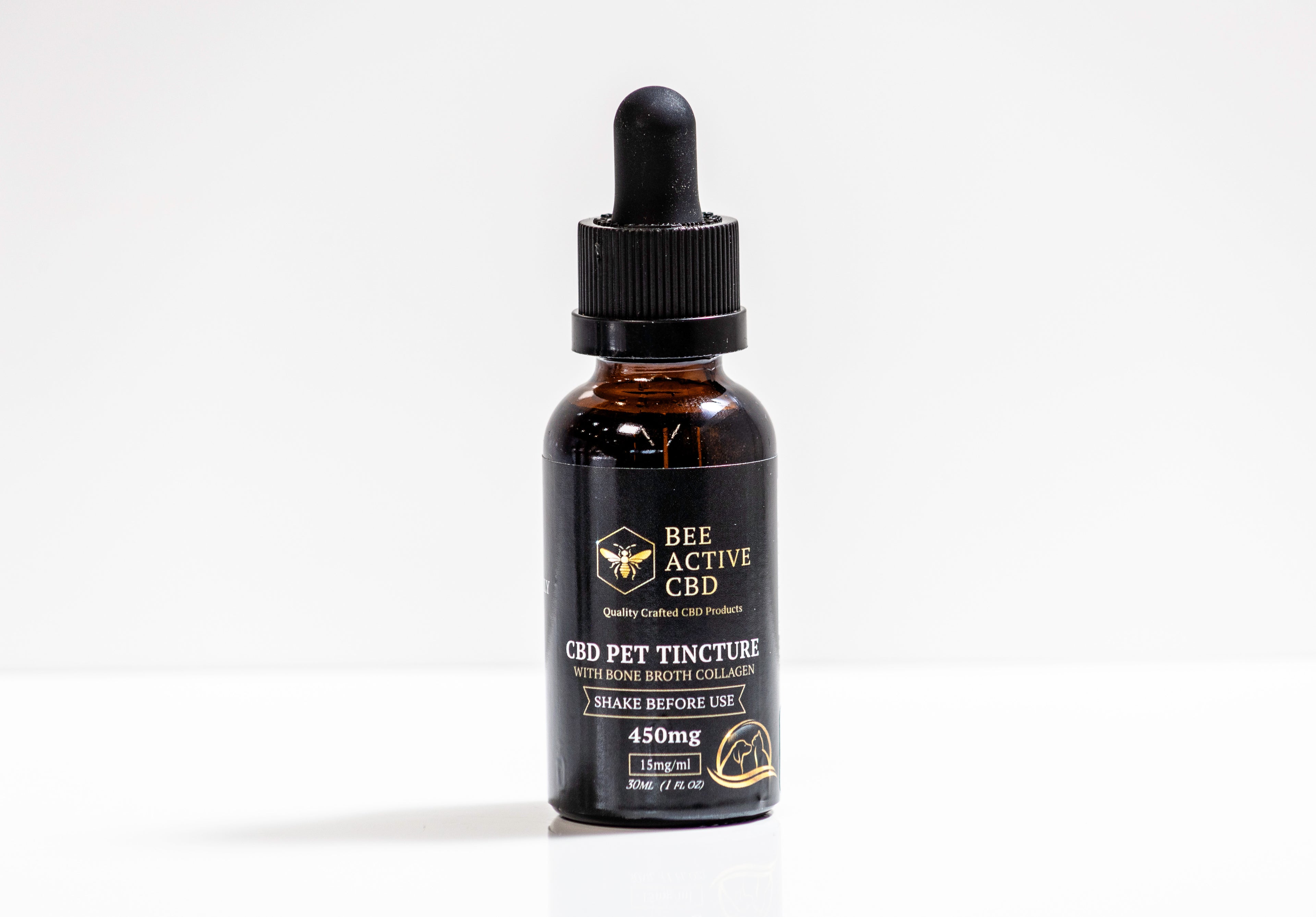Bee Active CBD Pet Tincture – Bone Broth Flavor-1