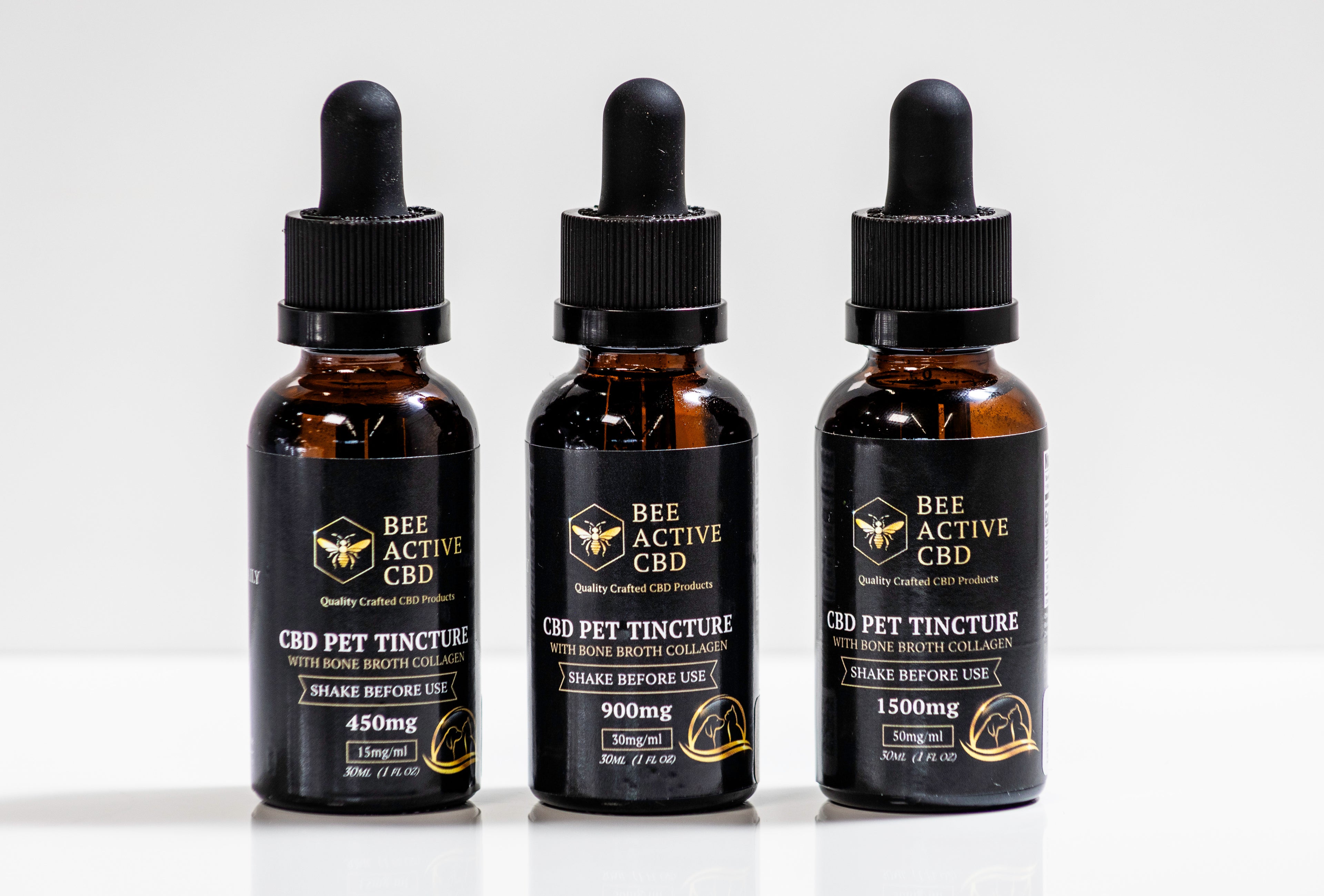 Bee Active CBD Pet Tincture – Bone Broth Flavor