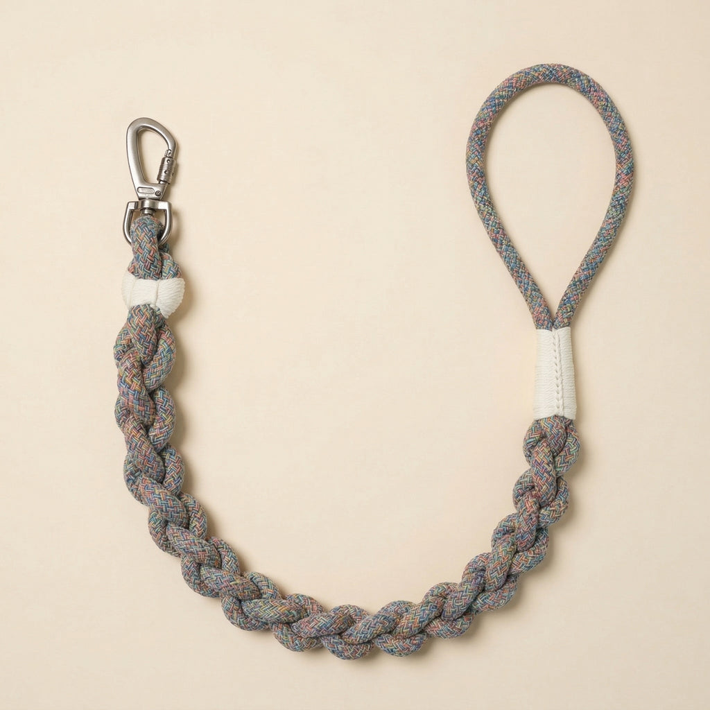 New: Handcrafted Rainbow Rover Dog Leash | Sustainable-1