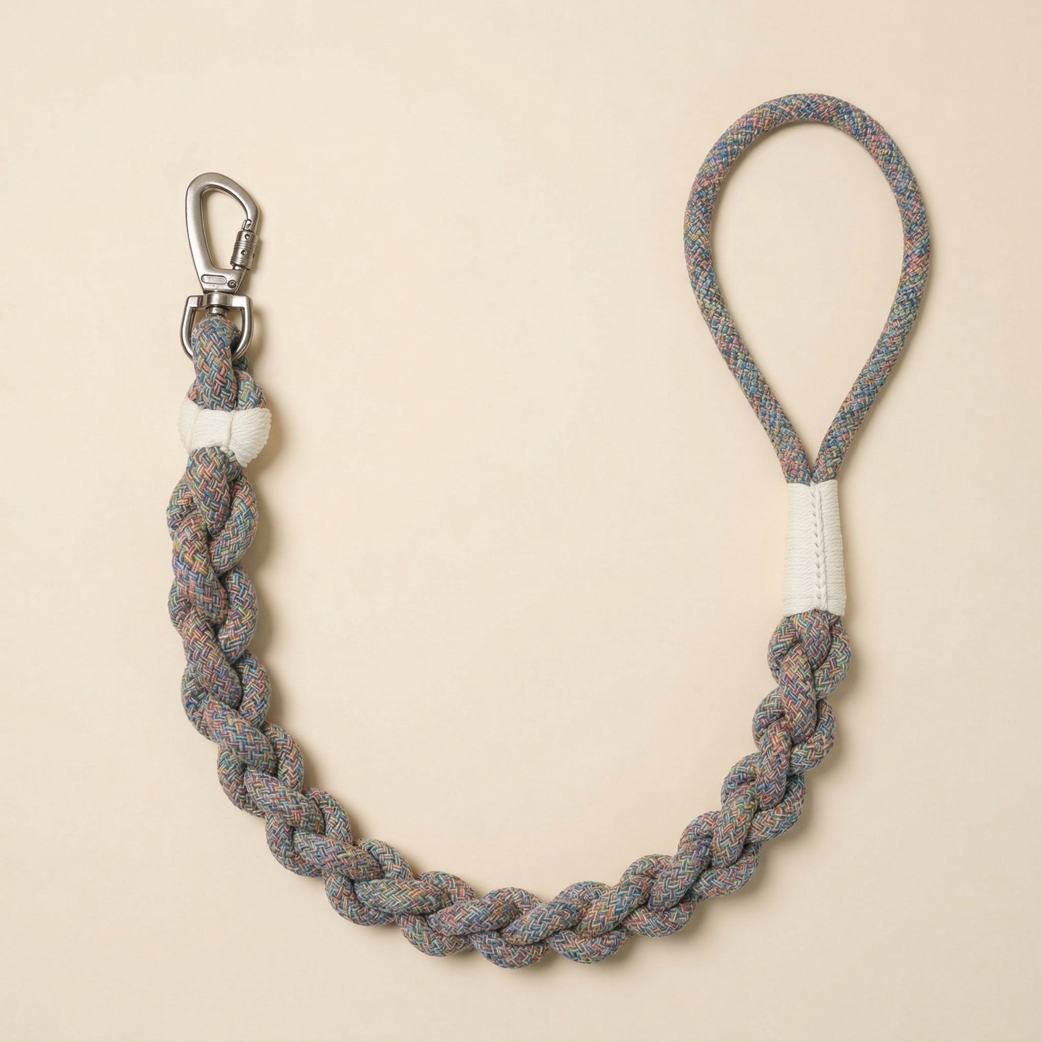 New: Handcrafted Rainbow Rover Dog Leash | Sustainable-1