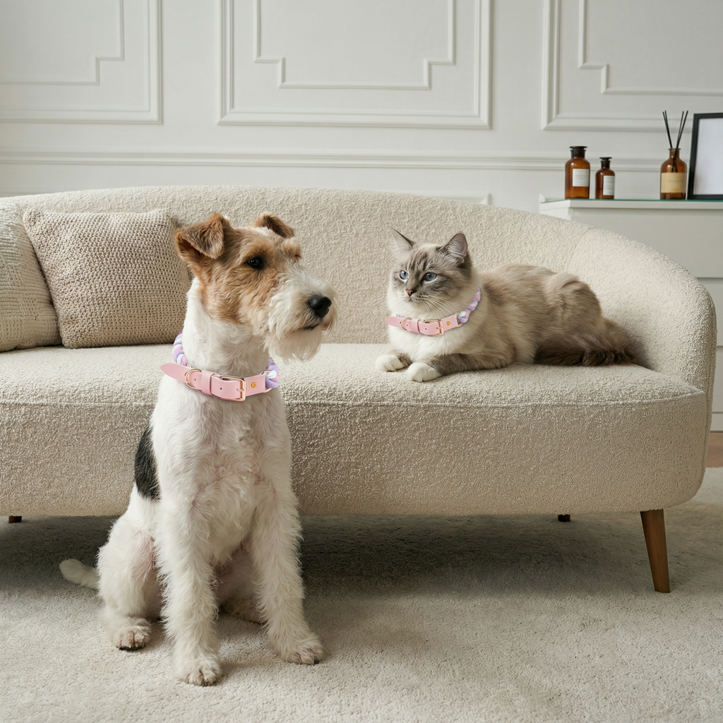 Luxe Royal Leather Rope Collar – Daydream