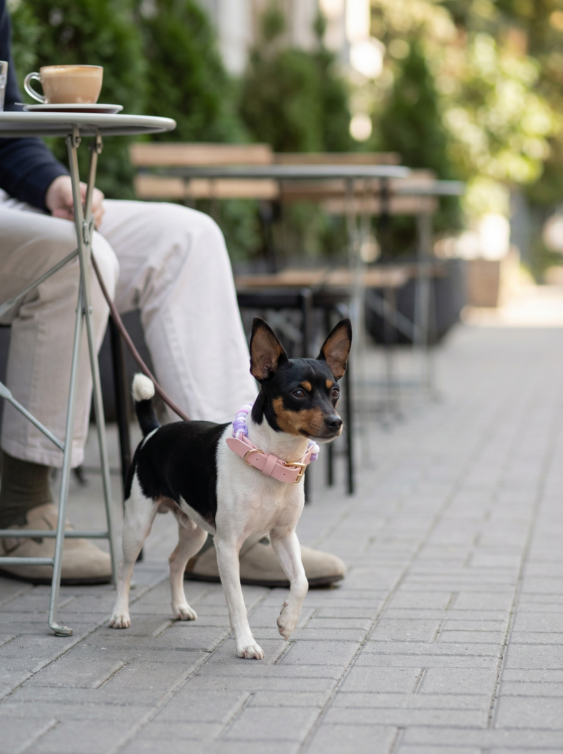 Luxe Royal Leather Rope Collar – Daydream